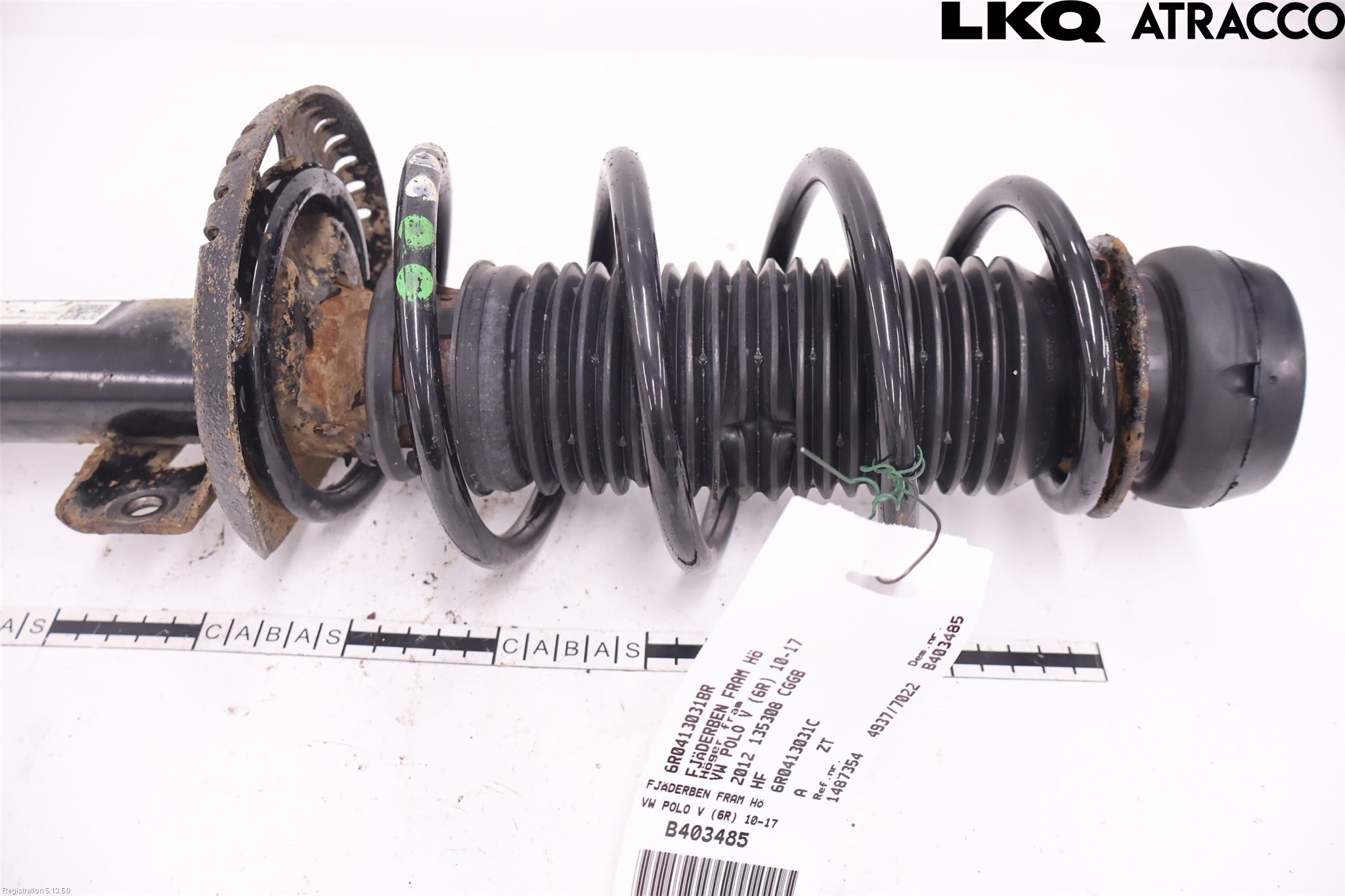 Volkswagen VW POLO 10-17 Fjäderben Fram Höger