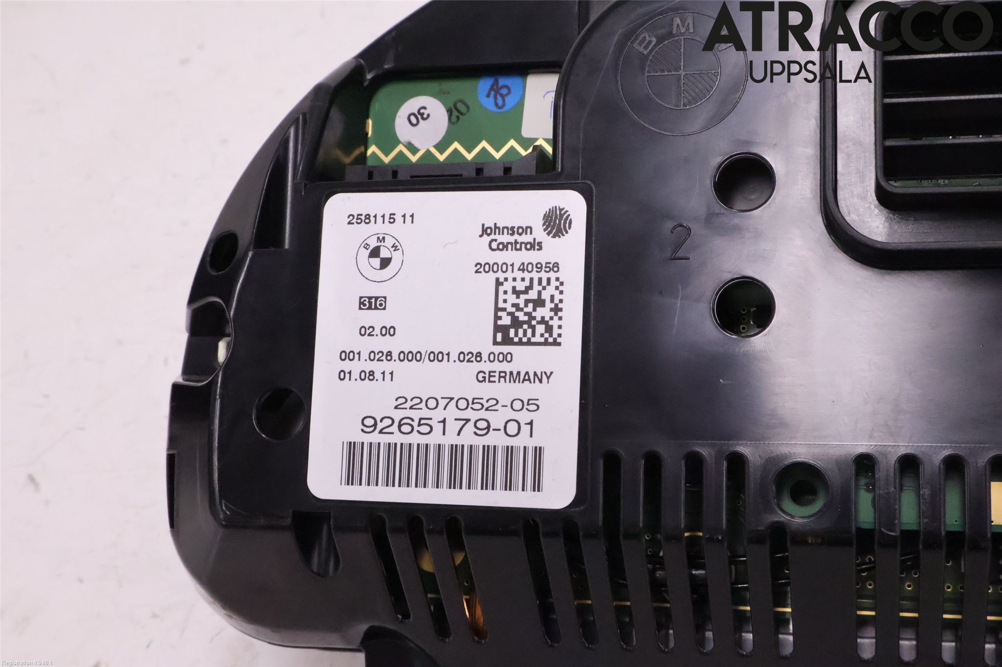 BMW 5 F10/F11/F18 09-17 Instrument Komb