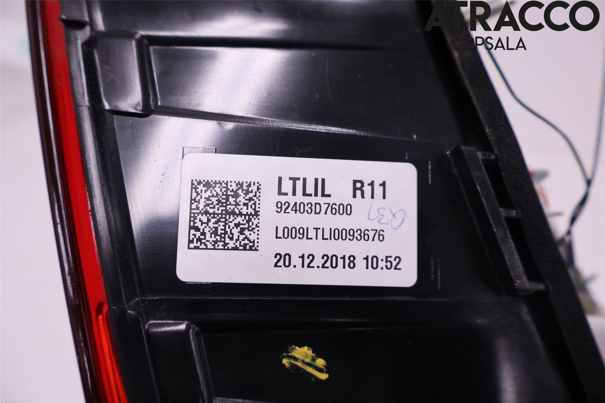 Hyundai TUCSON 05- Bakljus Lucka Vä