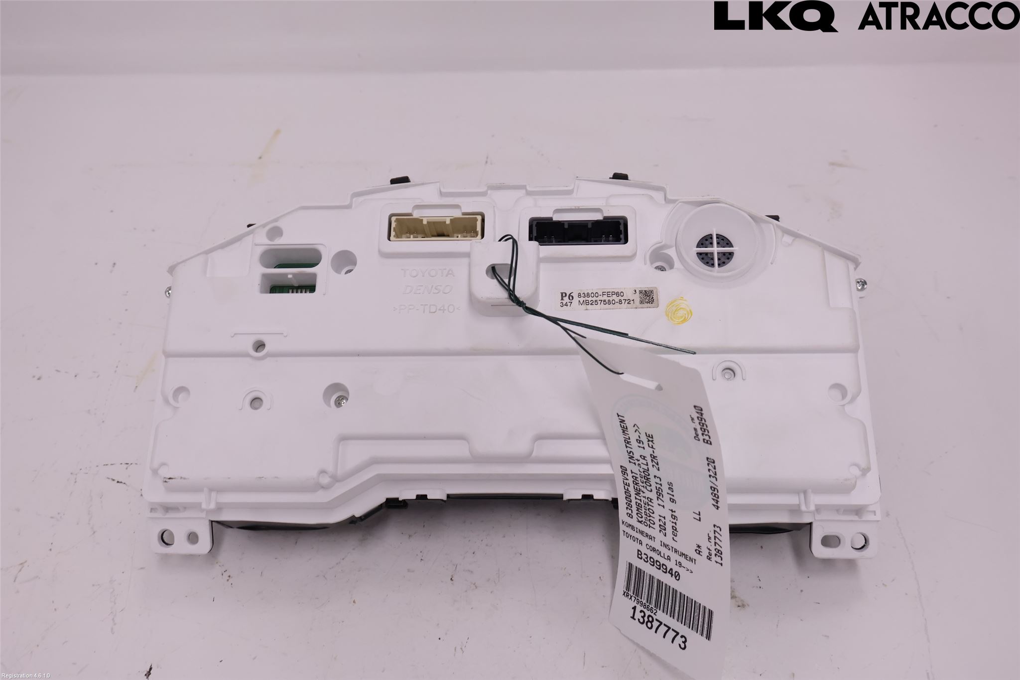 Toyota COROLLA 19- Instrument Komb