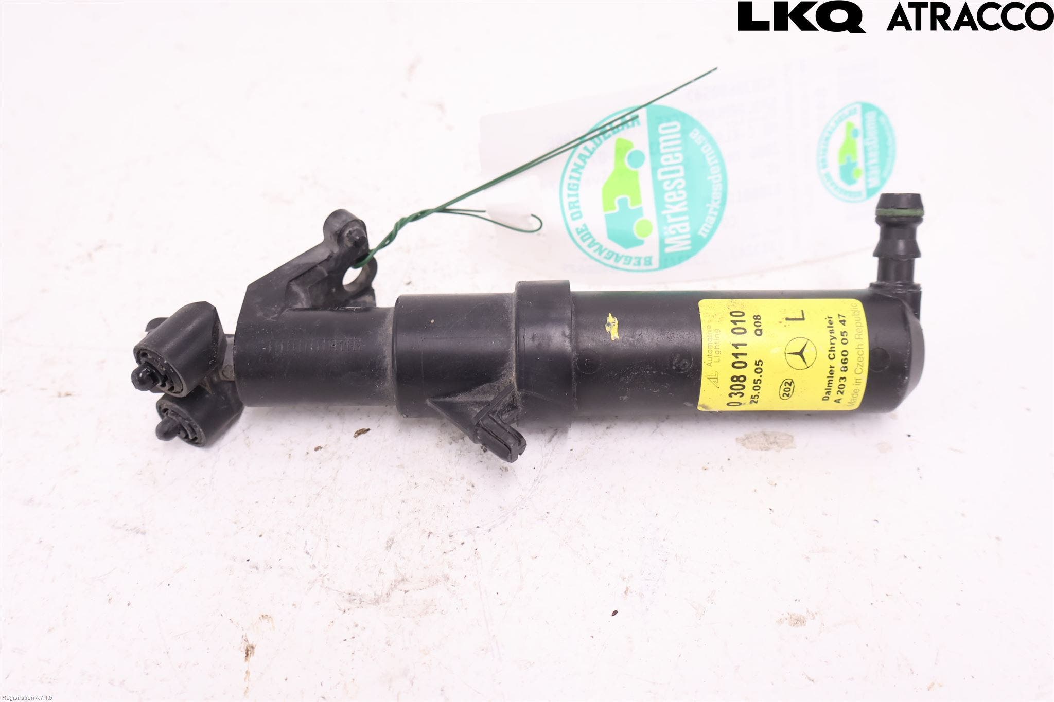 Mercedes-Benz MB C (203) 00-07 Spolarmunstycke Strålkastare