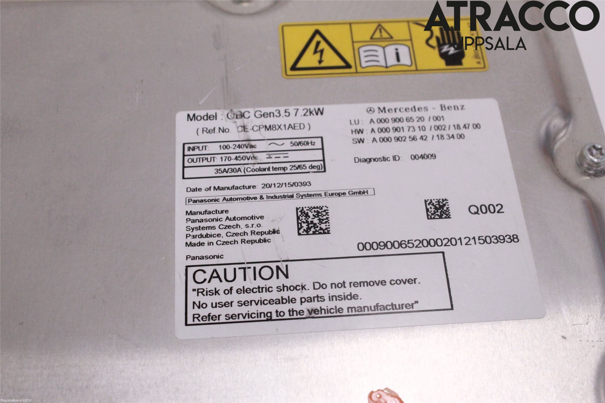 Mercedes-Benz MB EQC (N293) 20- Batteriladdare Högspänning