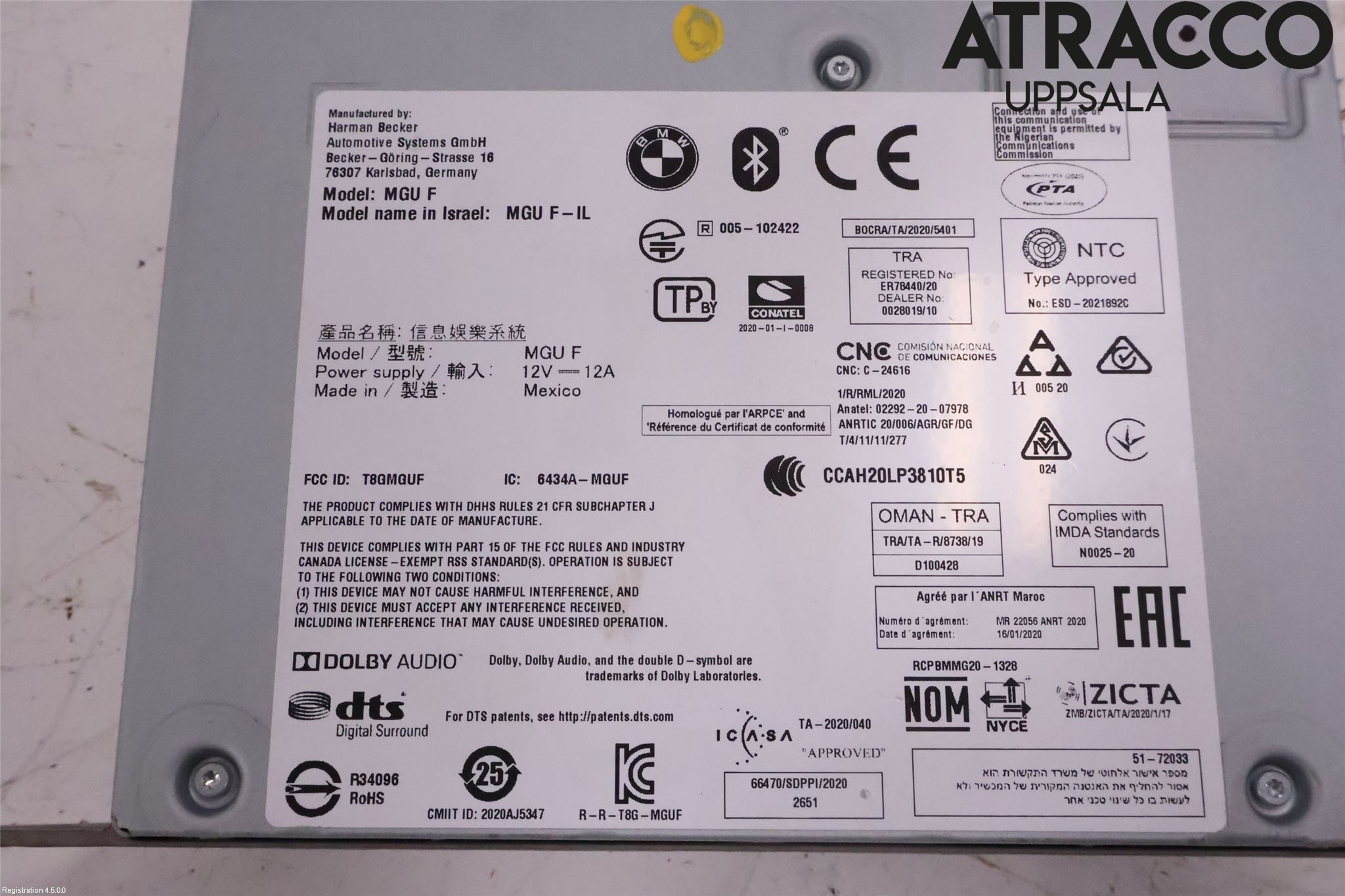 BMW X3 G01 18- Gps Navigator