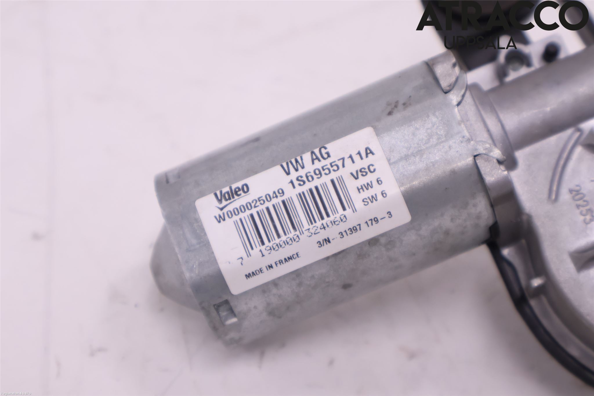 Volkswagen VW UP! / E-UP! Torkarmotor Baklucka