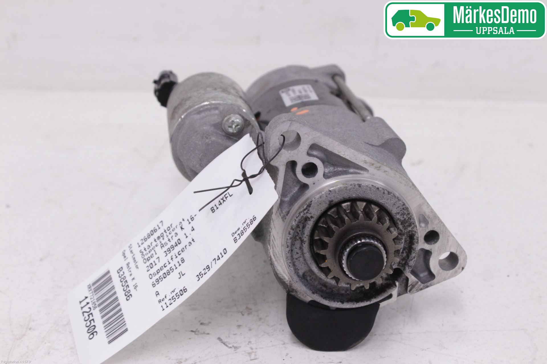 Opel ASTRA K 16-22 Startmotor