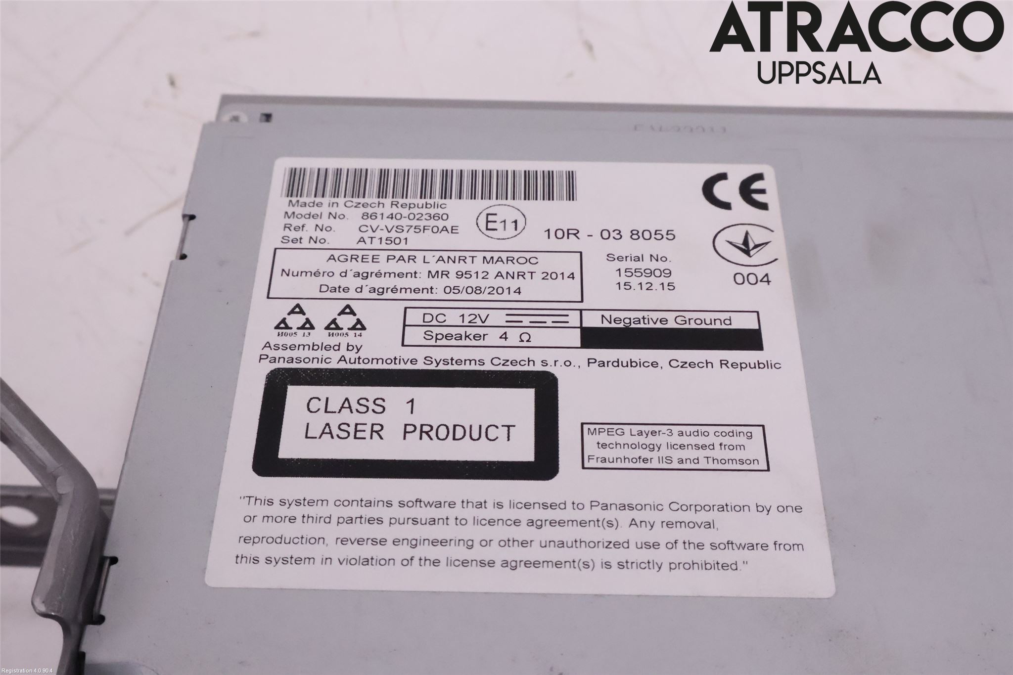 Toyota AURIS 13-19 Cd Radio - Multimediapanel