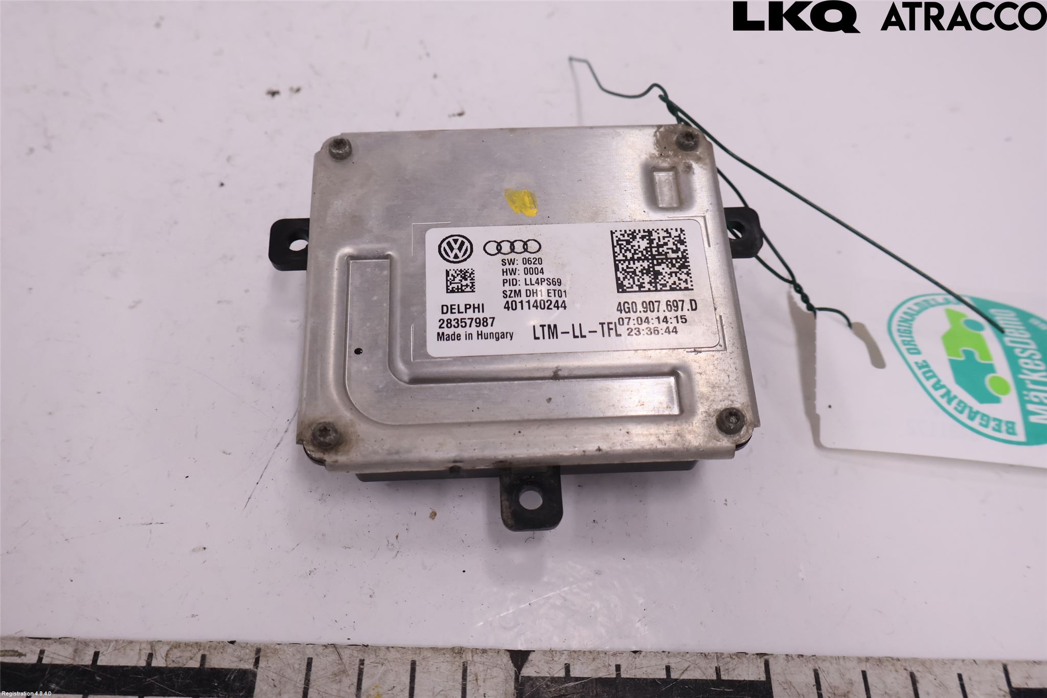 Audi A4 12-15 Styrenhet Strålkastare