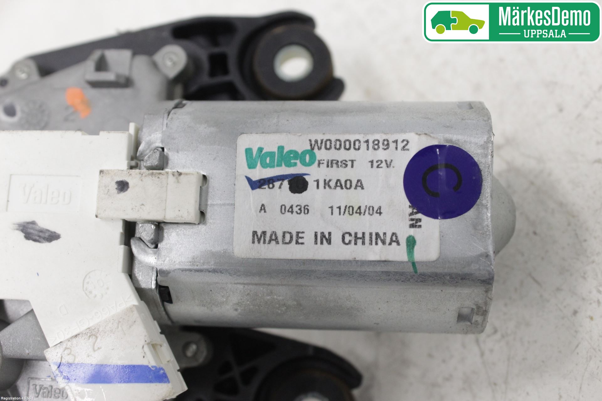 Nissan JUKE 10-14 Torkarmotor Baklucka
