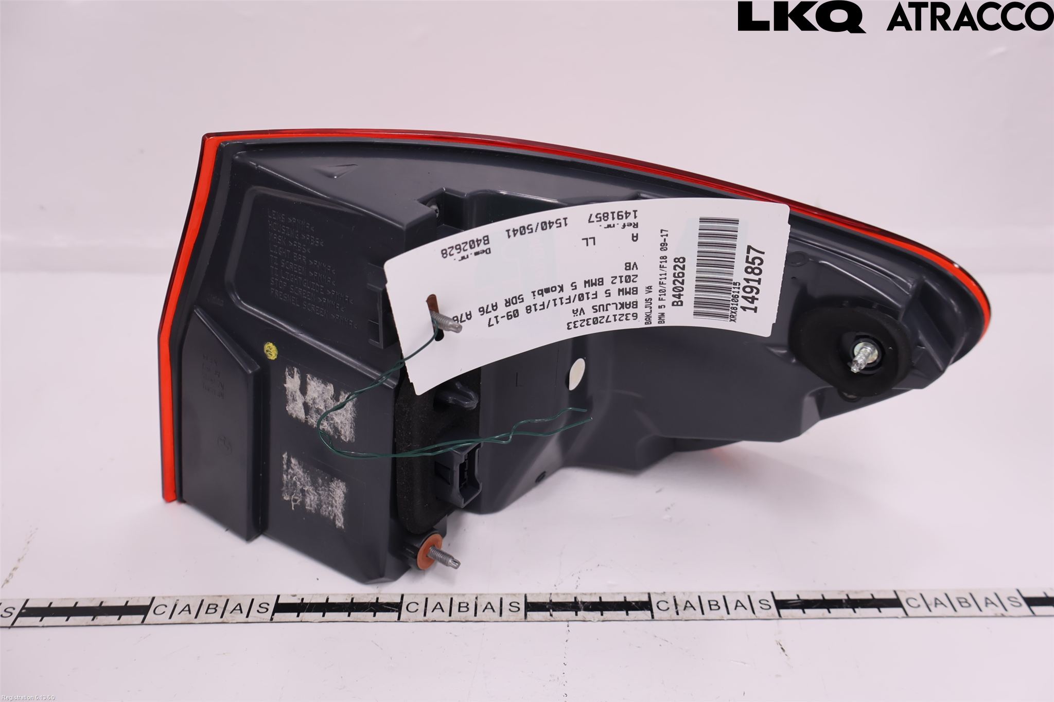 BMW 5 F10/F11/F18 09-17 Bakljus Vänster