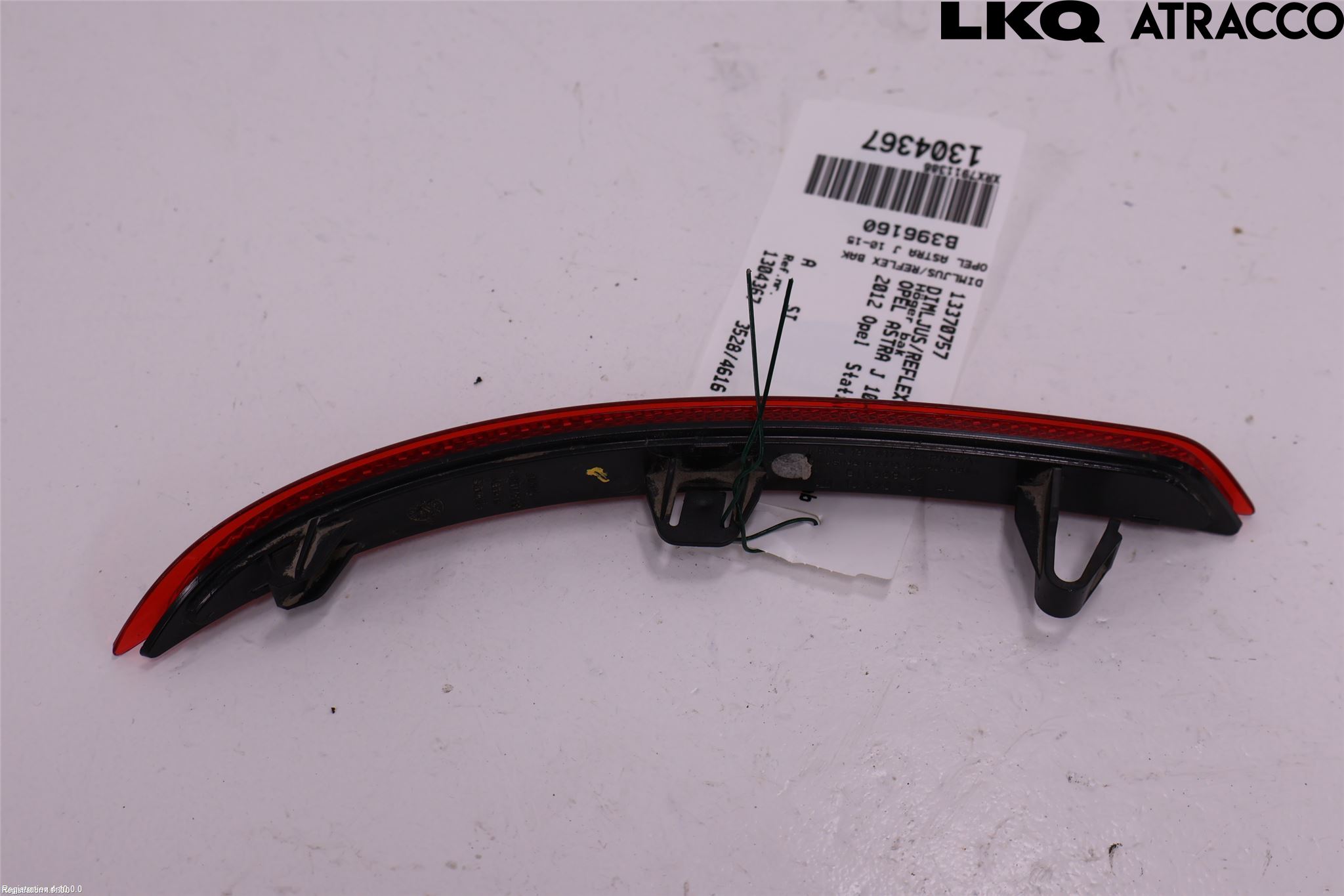 Opel ASTRA J 10-15 Dimljus/Reflex Bak