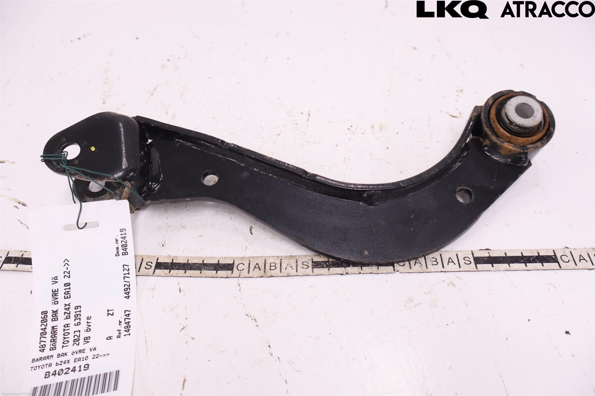 Toyota bZ4X EA10 22- Bärarm Bak Övre Vänster