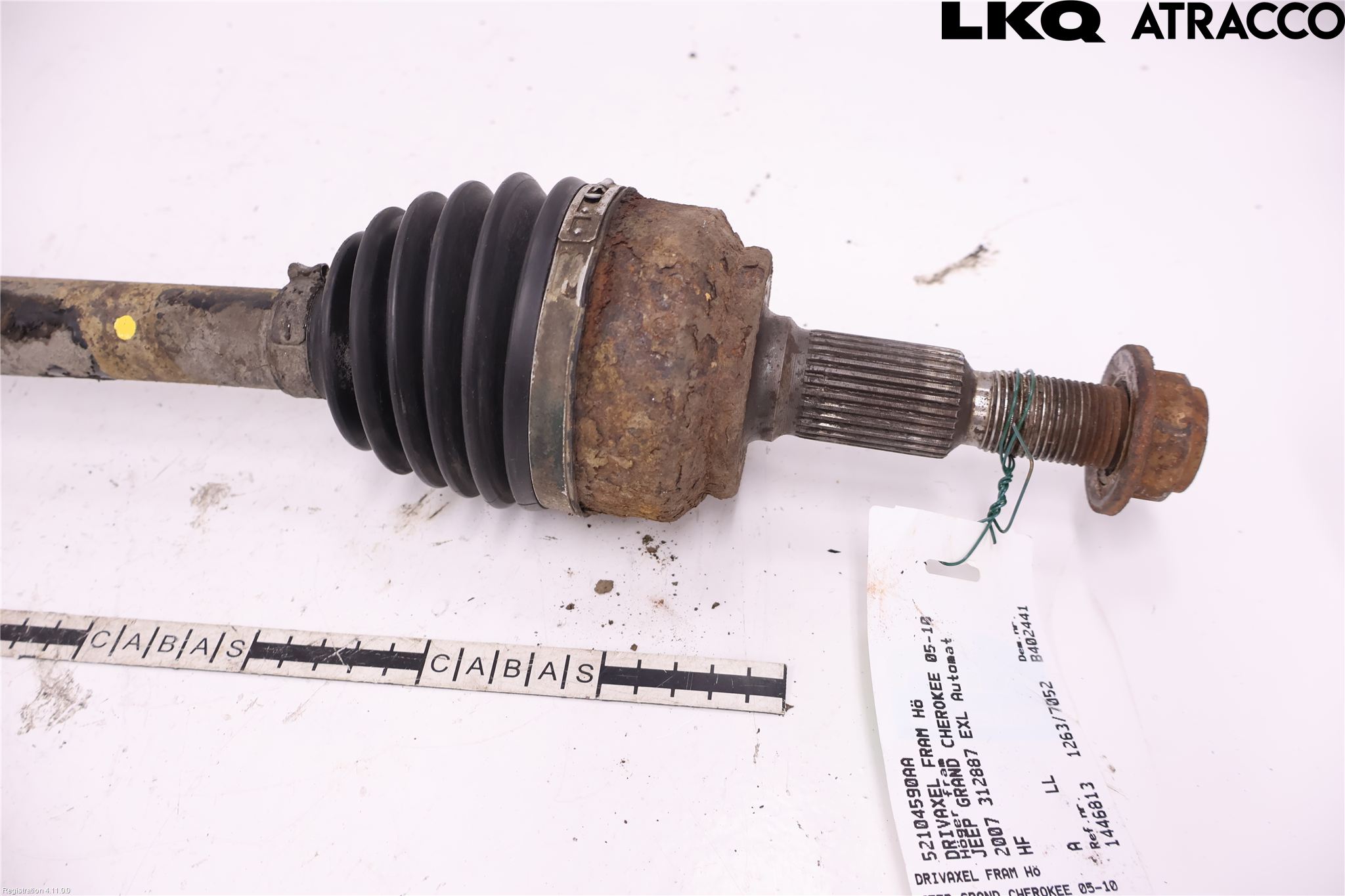 Jeep GRAND CHEROKEE 05-10 Drivaxel Fram Höger