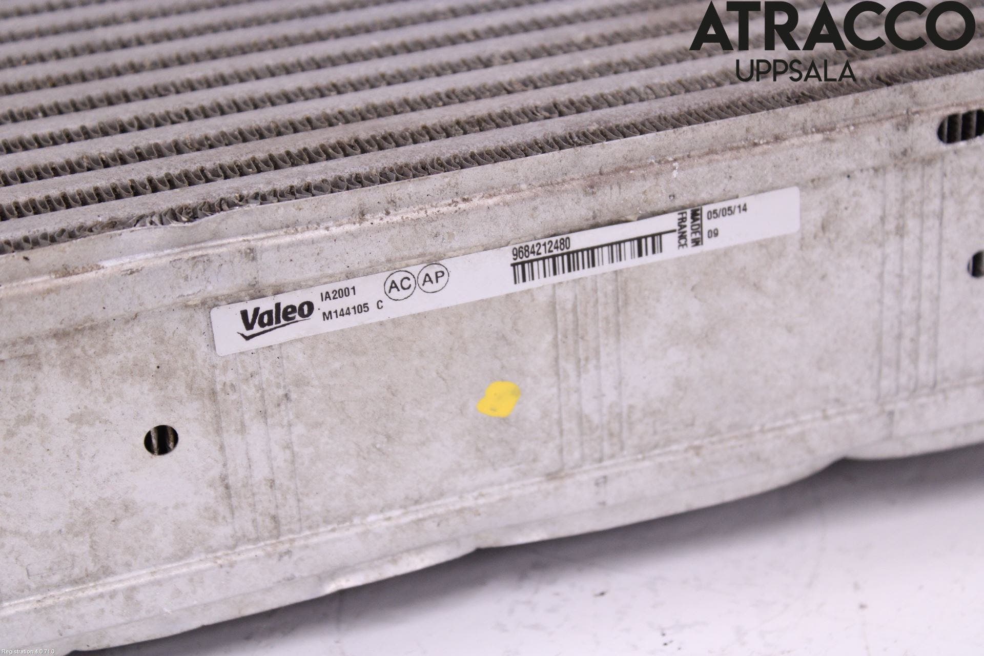 Citroen BERLINGO 08-18 Laddluft-Intercooler Kyl