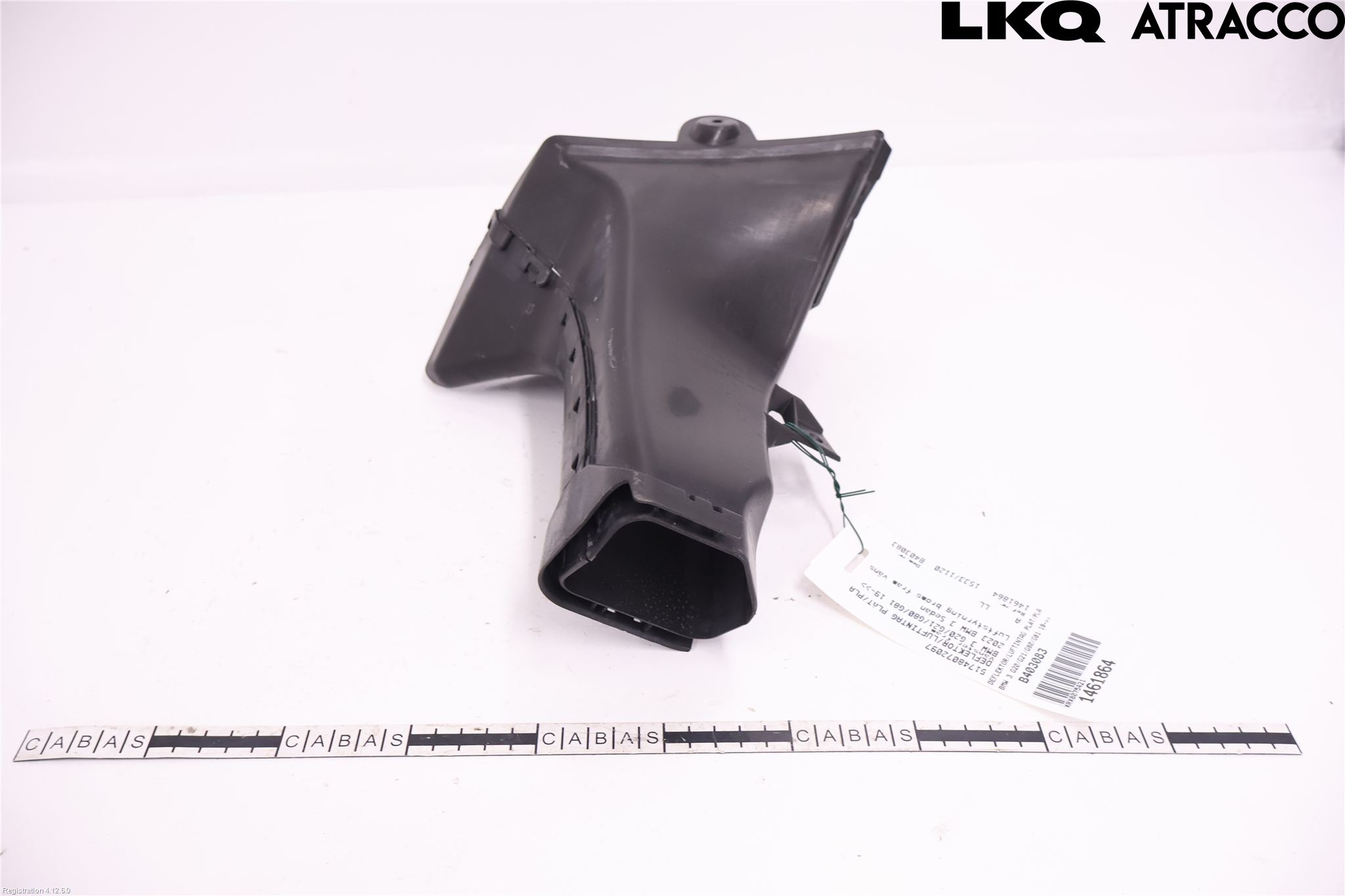 BMW 3 G20/G21/G80/G81 19- Deflektor Plåt-Plast Kylning