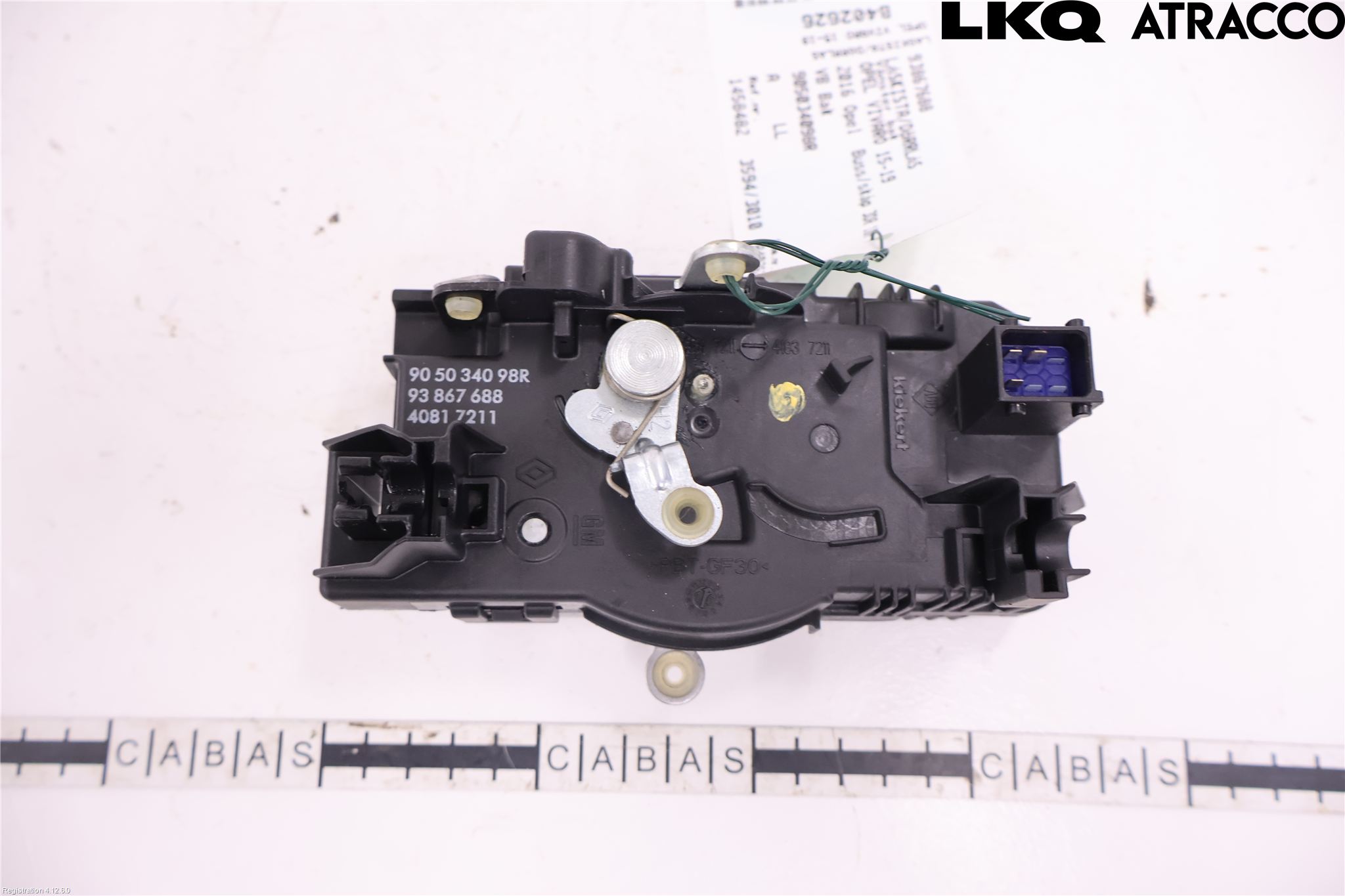 Opel VIVARO 15-19 Låskista-Dörrlås