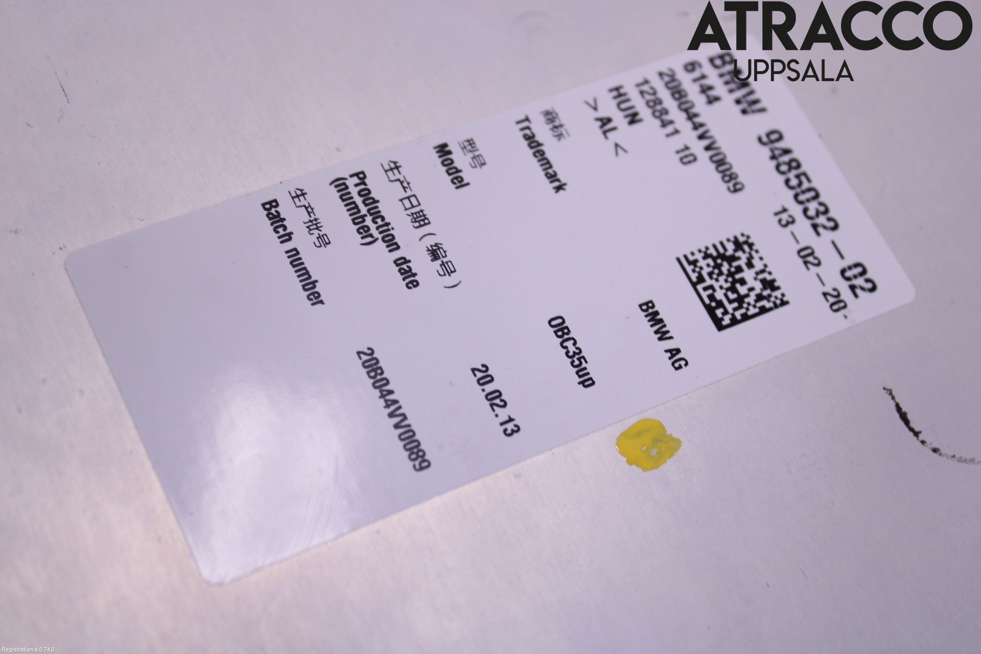 BMW X3 G01 18- Relä Laddning