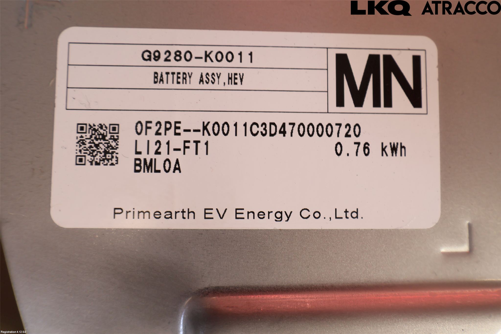 Toyota YARIS XP21 20- Batteri Högspänning