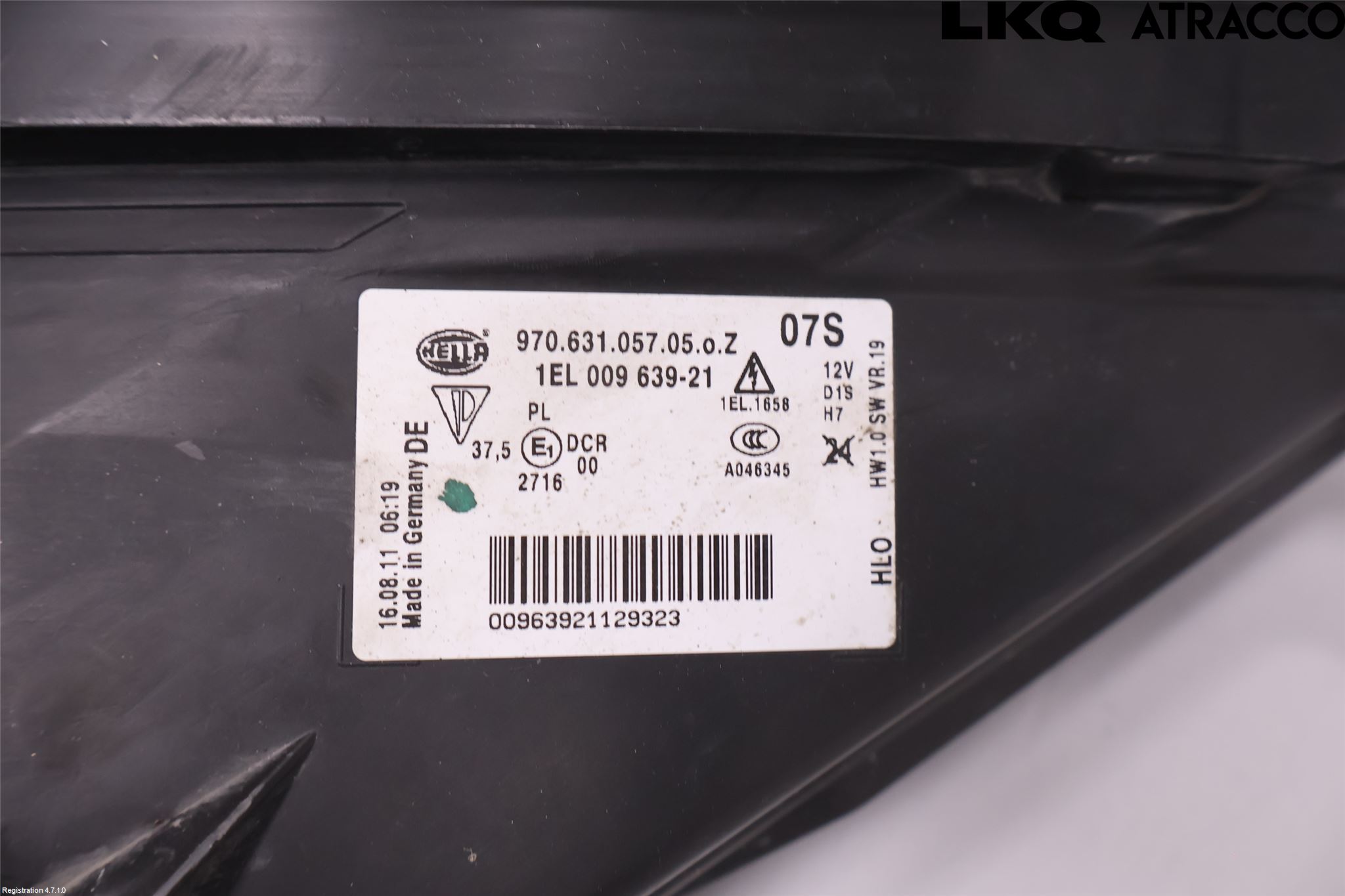 Porsche PANAMERA 09- Strålkastare Vänster