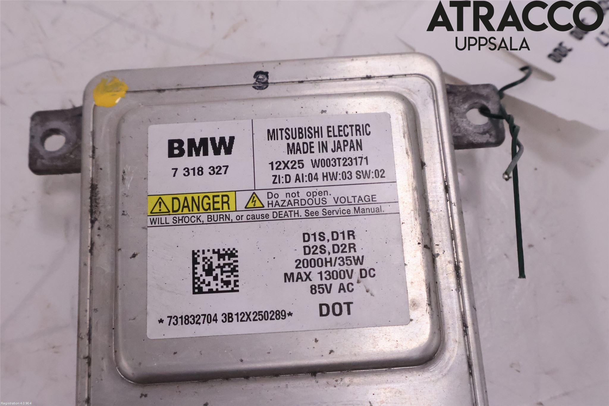 BMW 5 F10/F11/F18 09-17 Styrenhet Strålkastare