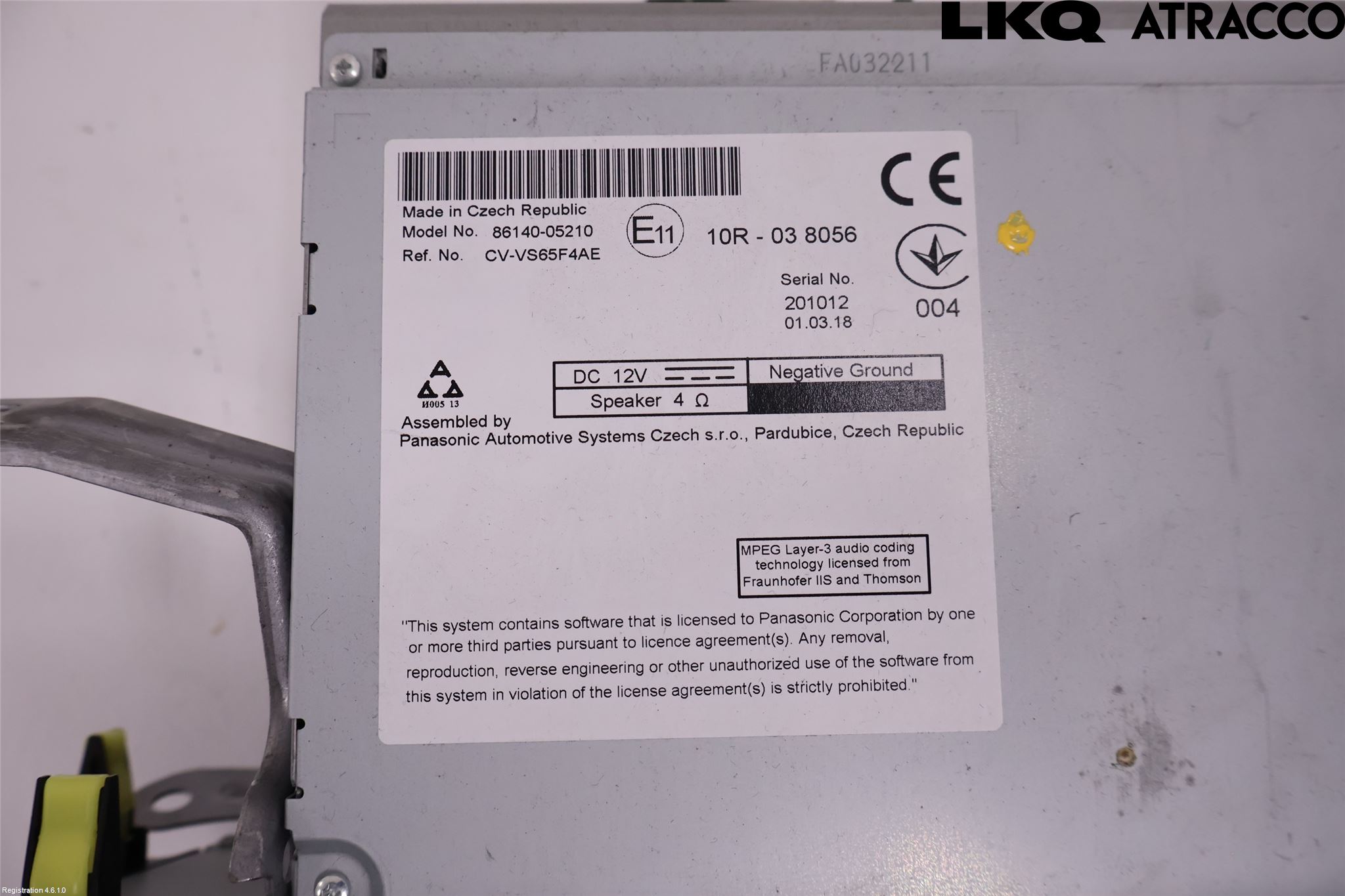Toyota AVENSIS 16-18 Cd Radio - Multimediapanel