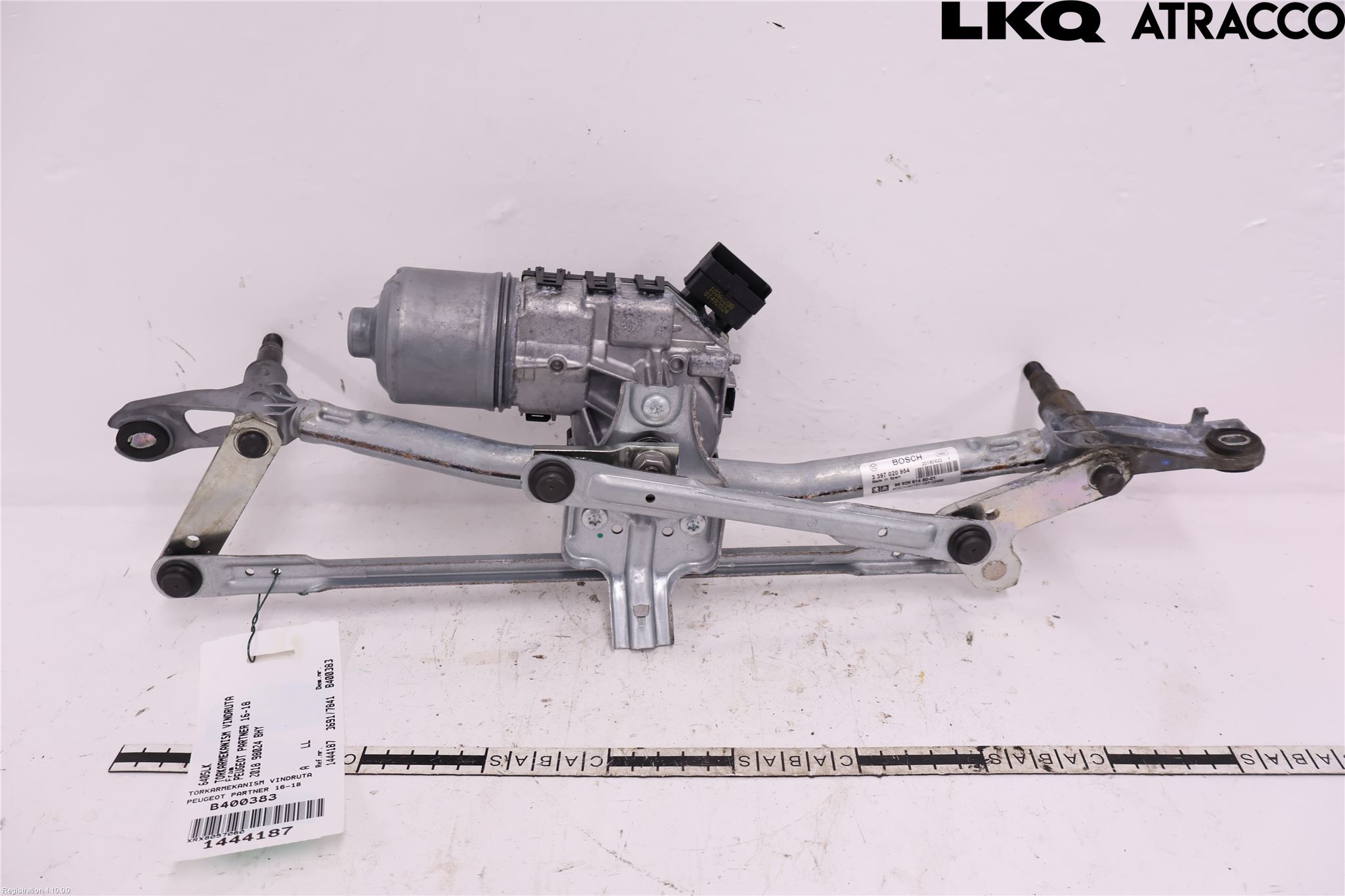 Peugeot PARTNER 16-18 Torkarmekanism Vindruta