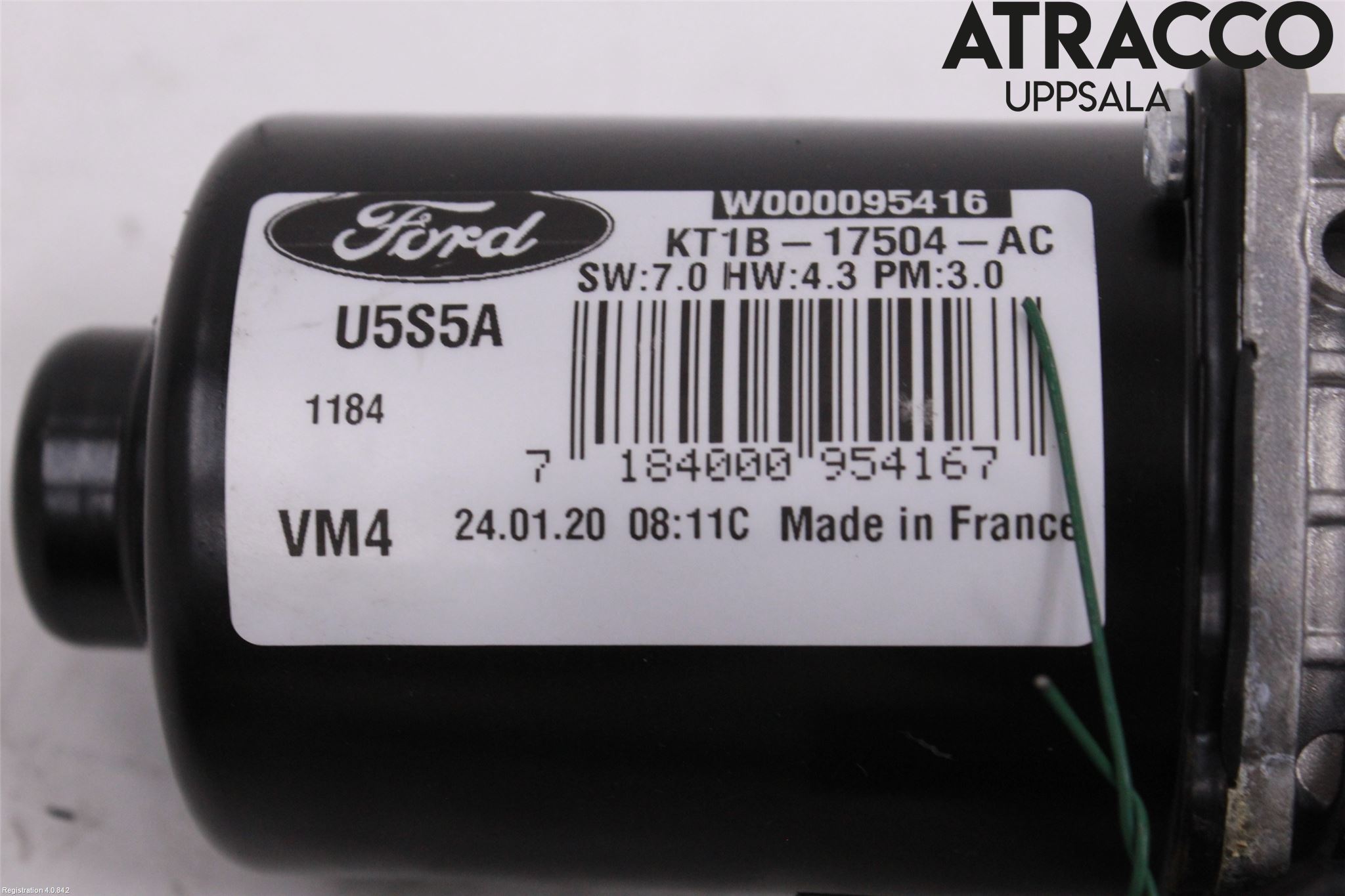 Ford TRANSIT/TOURNEO CONNECT 13-22 Torkarmotor Vindruta