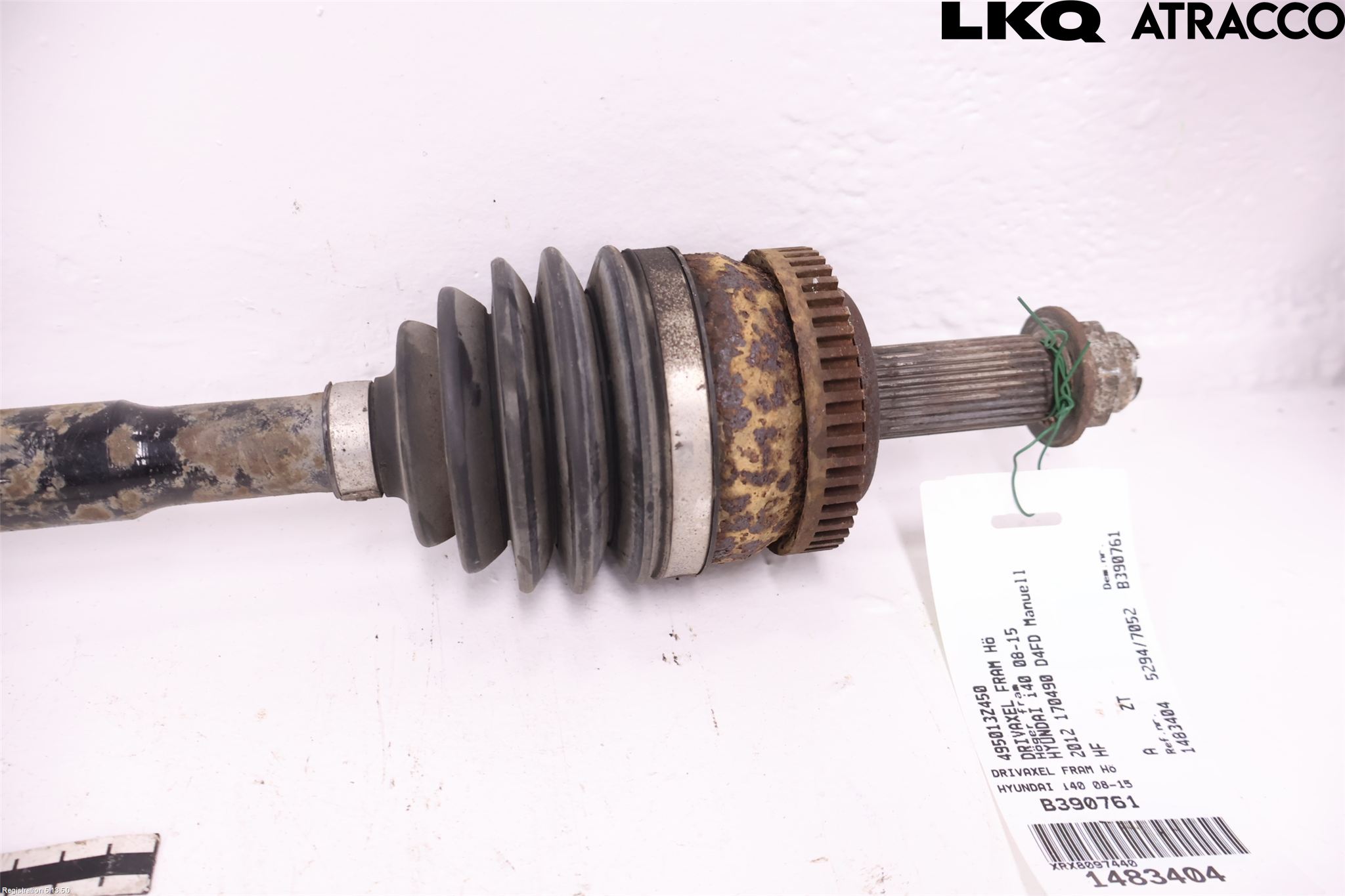 Hyundai i40 08-15 Drivaxel Fram Höger