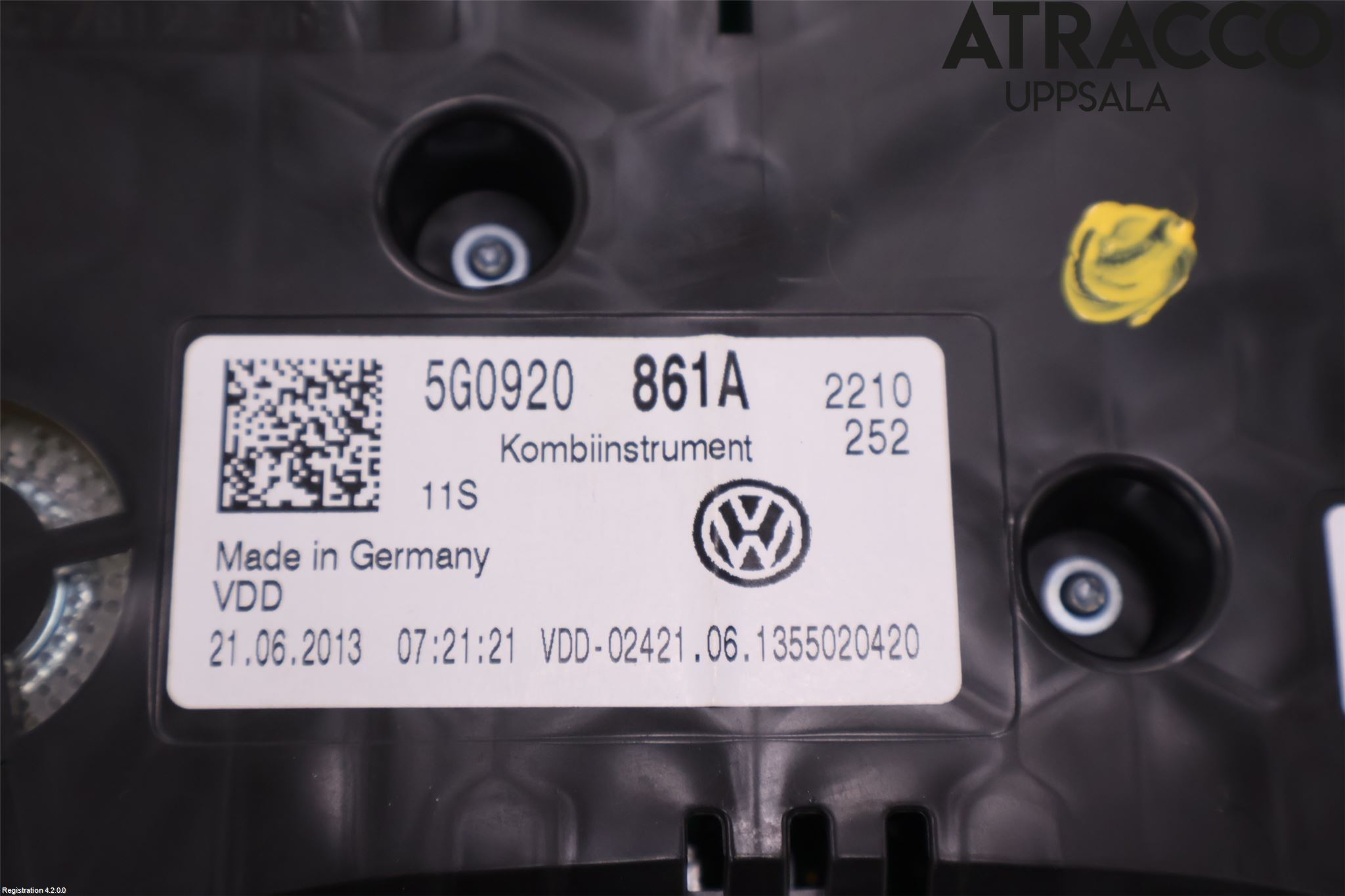 Volkswagen VW GOLF / E-GOLF VII 13-20 Instrument Komb