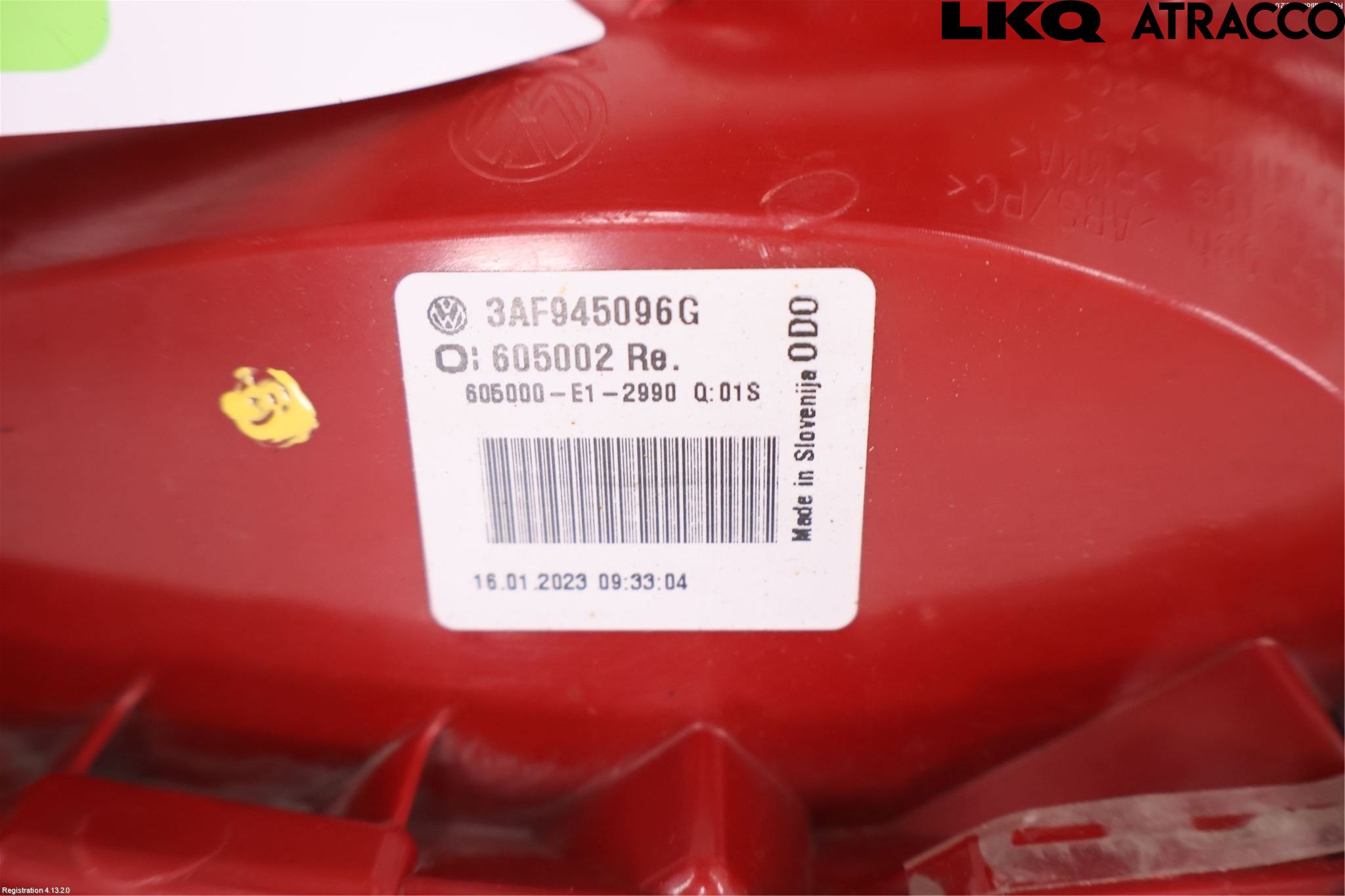 Volkswagen VW PASSAT 11-14 Bakljus Höger