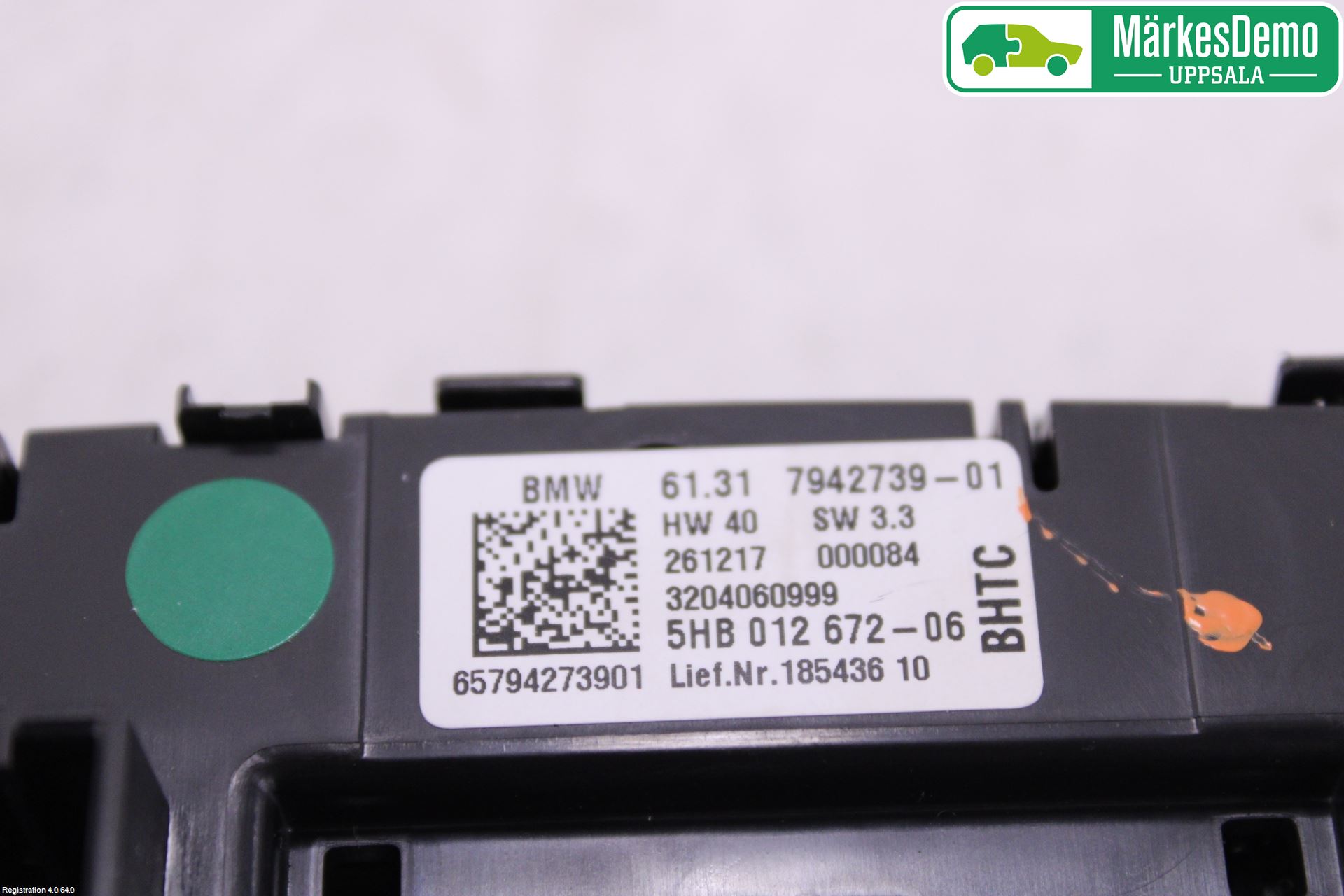 BMW X3 G01 18- Ac Styrenhet Ac Manöveren