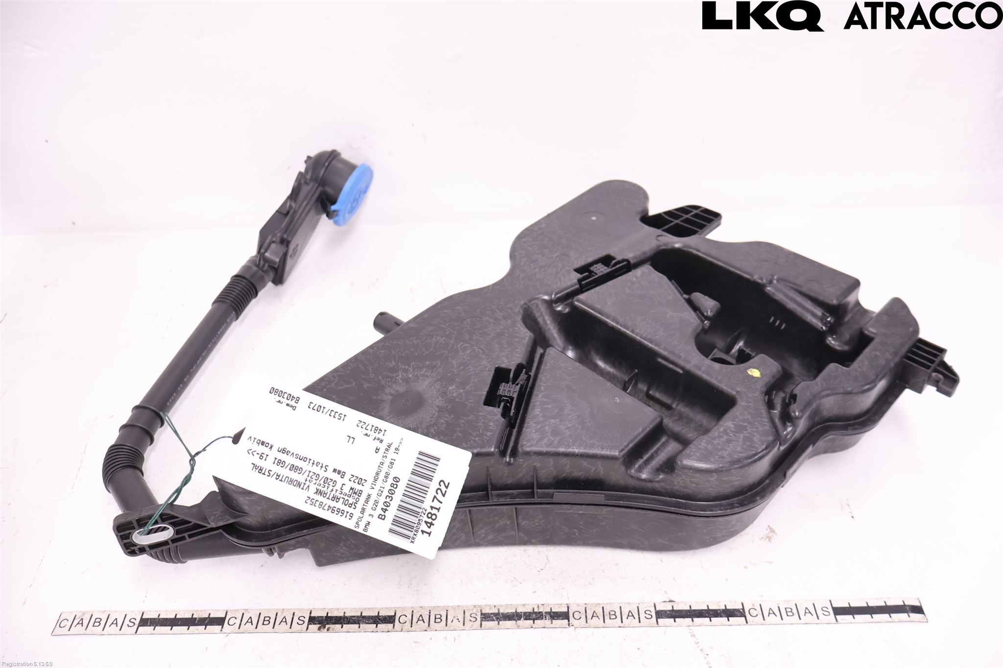BMW 3 G20/G21/G80/G81 19- Spolartank Vindruta-Strål