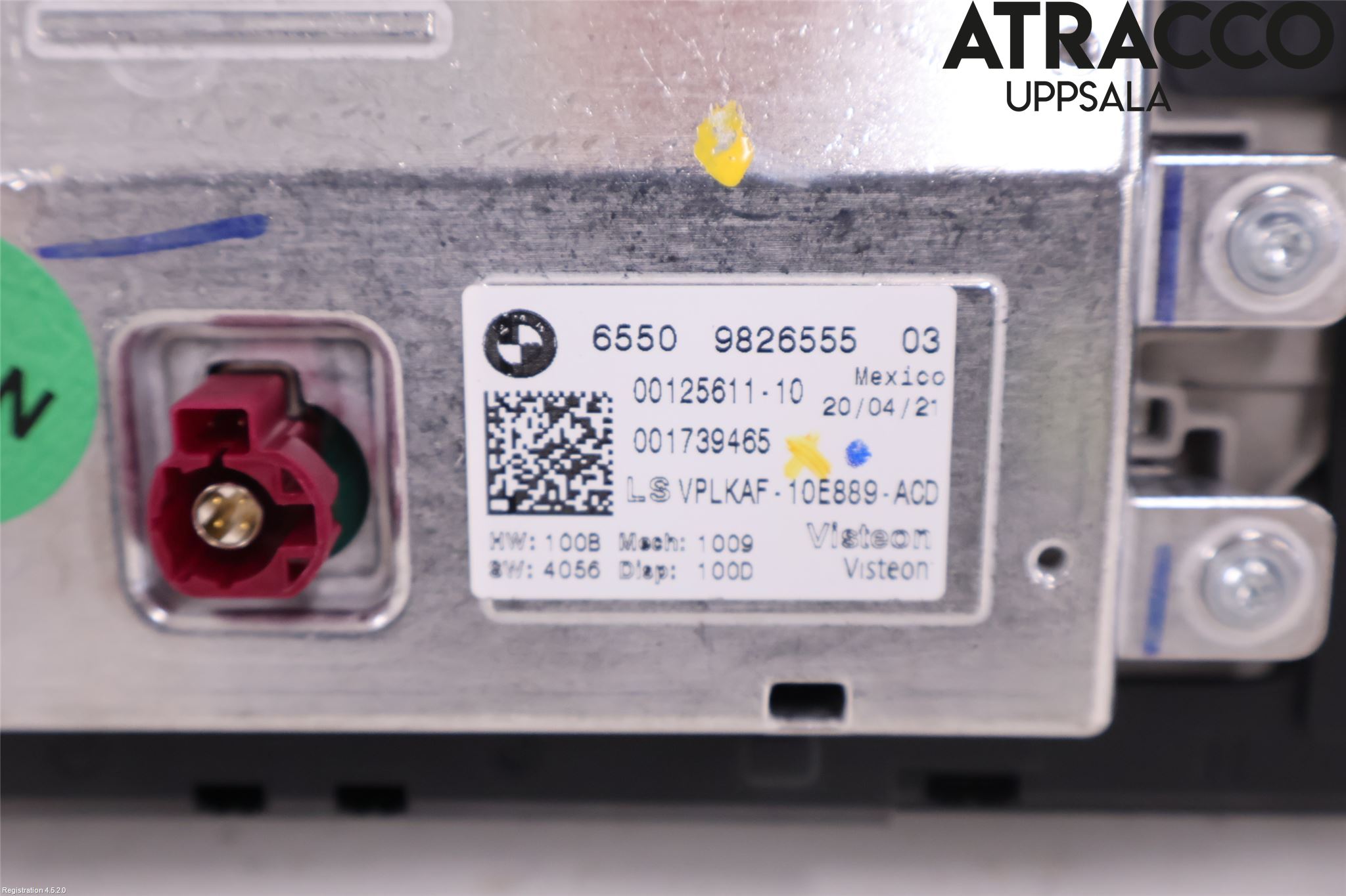 BMW 3 G20/G21/G80/G81 19- Bildskärm