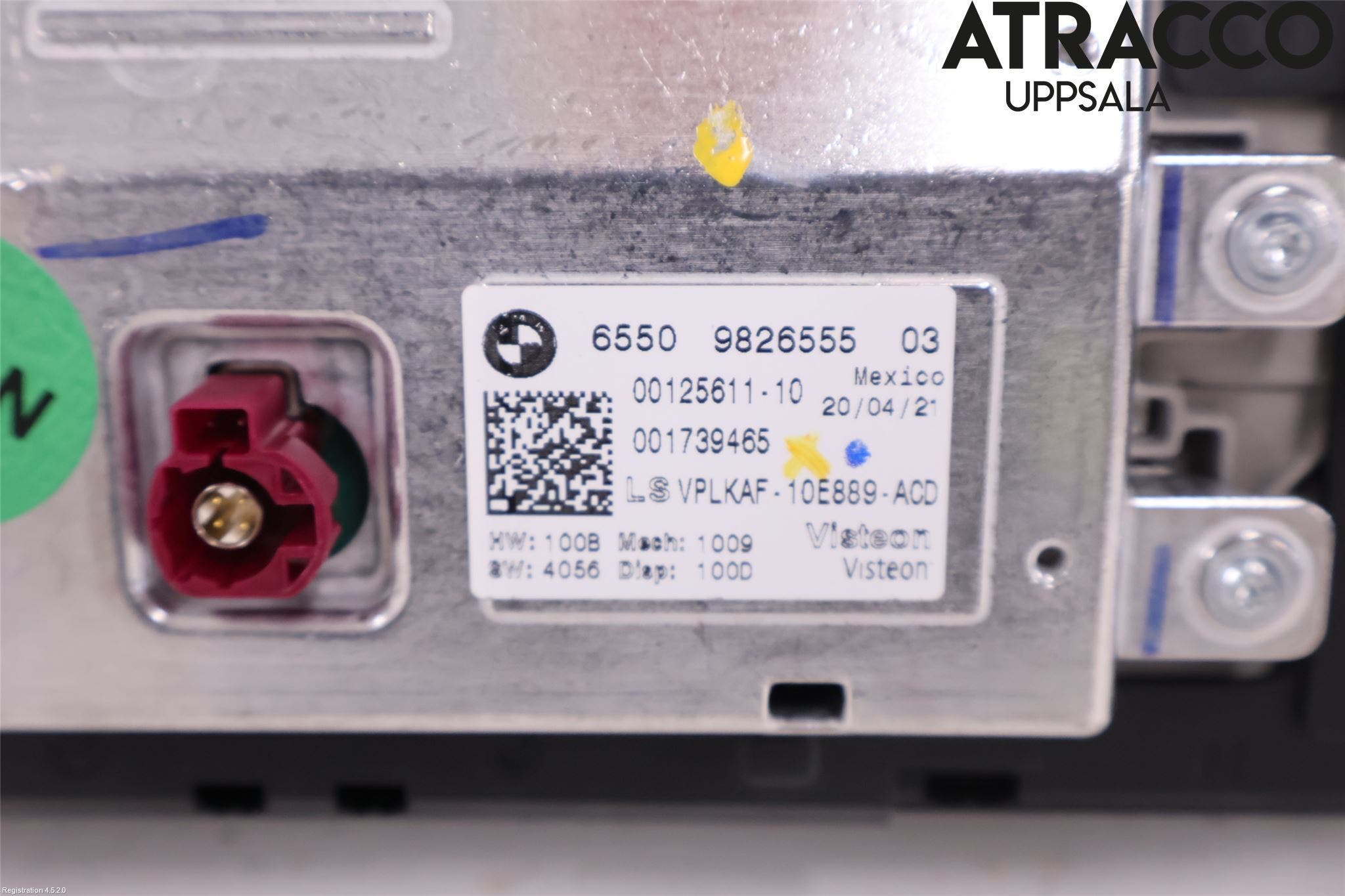 BMW 3 G20/G21/G80/G81 19- Bildskärm