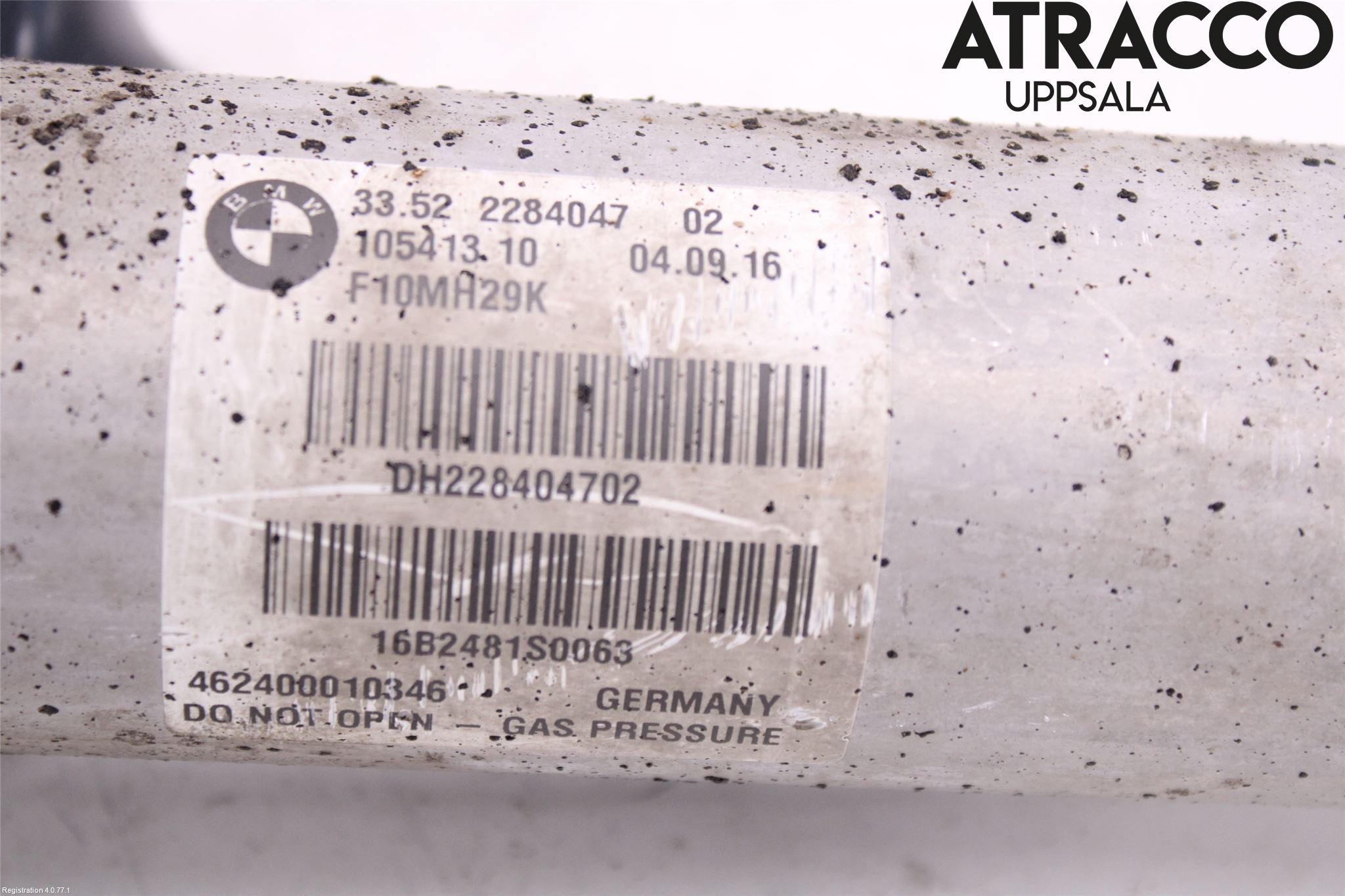 BMW 5 F10/F11/F18 09-17 Fjäderben Bak Vänster