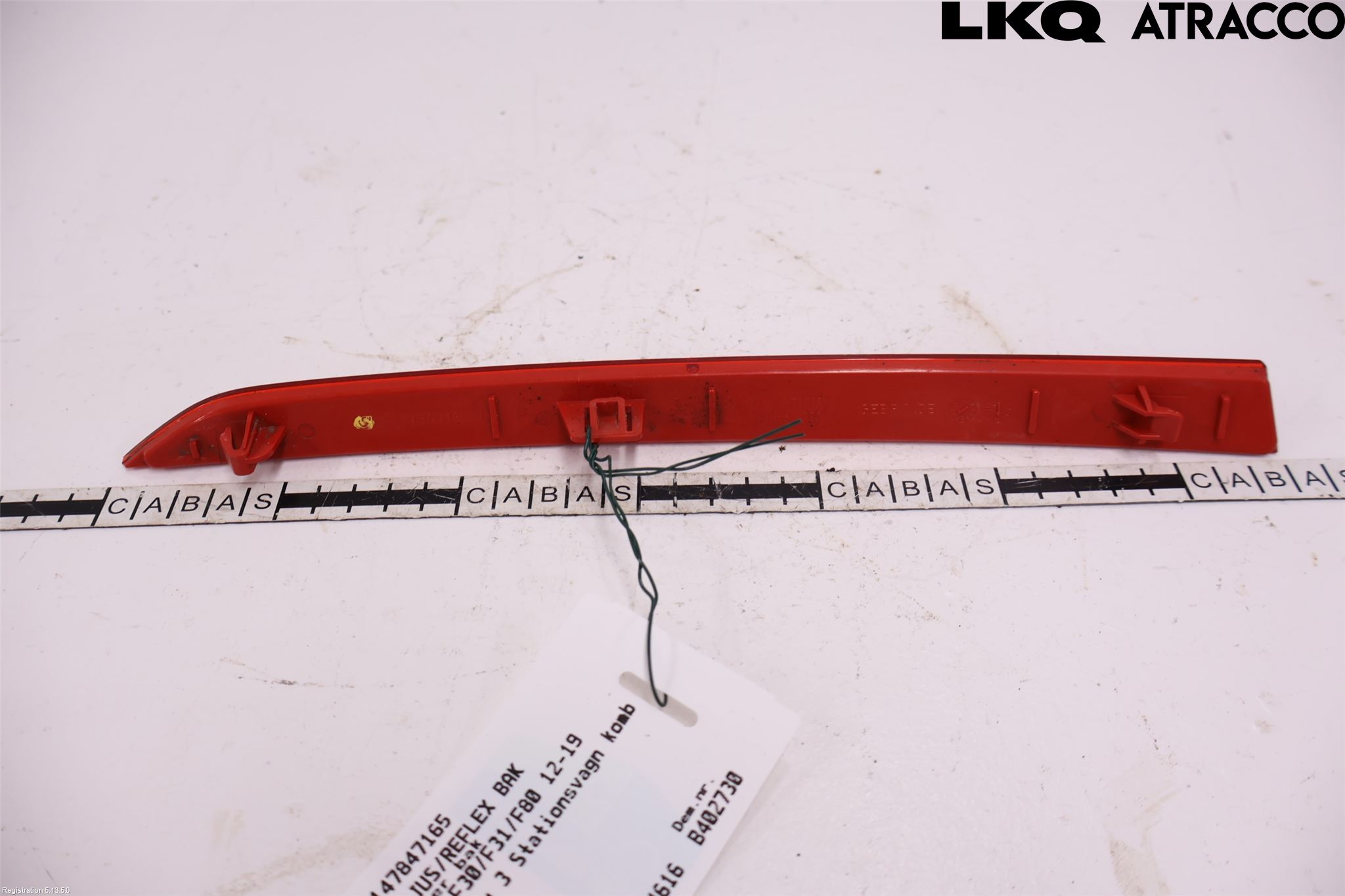 BMW 3 F30/F31/F80 12-19 Dimljus/Reflex Bak