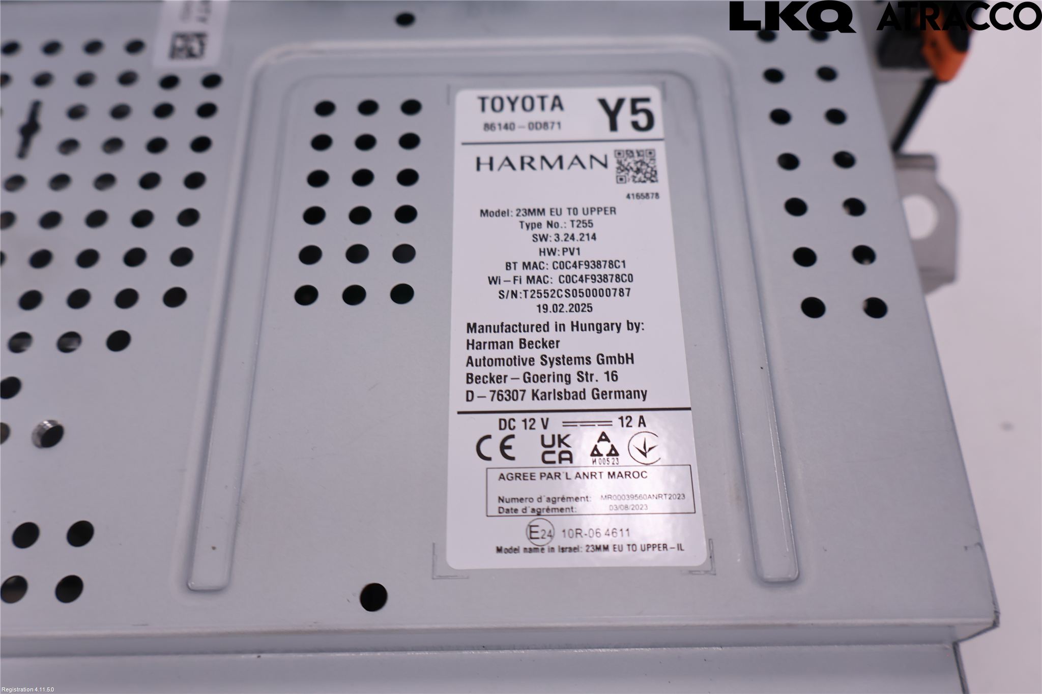 Toyota YARIS XP21 20- Cd Radio - Multimediapanel