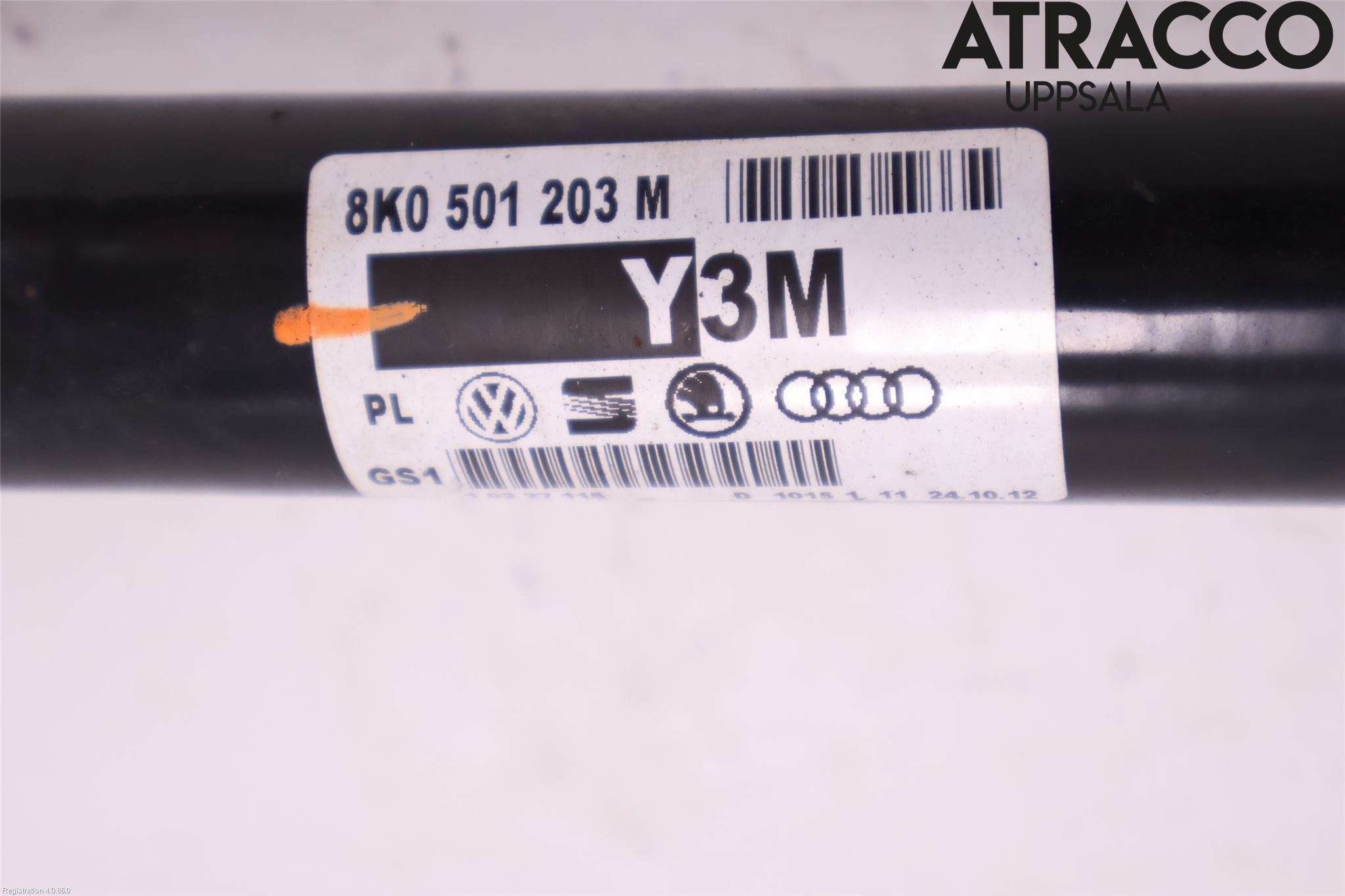 Audi A4 12-15 Drivaxel Bak Vänster