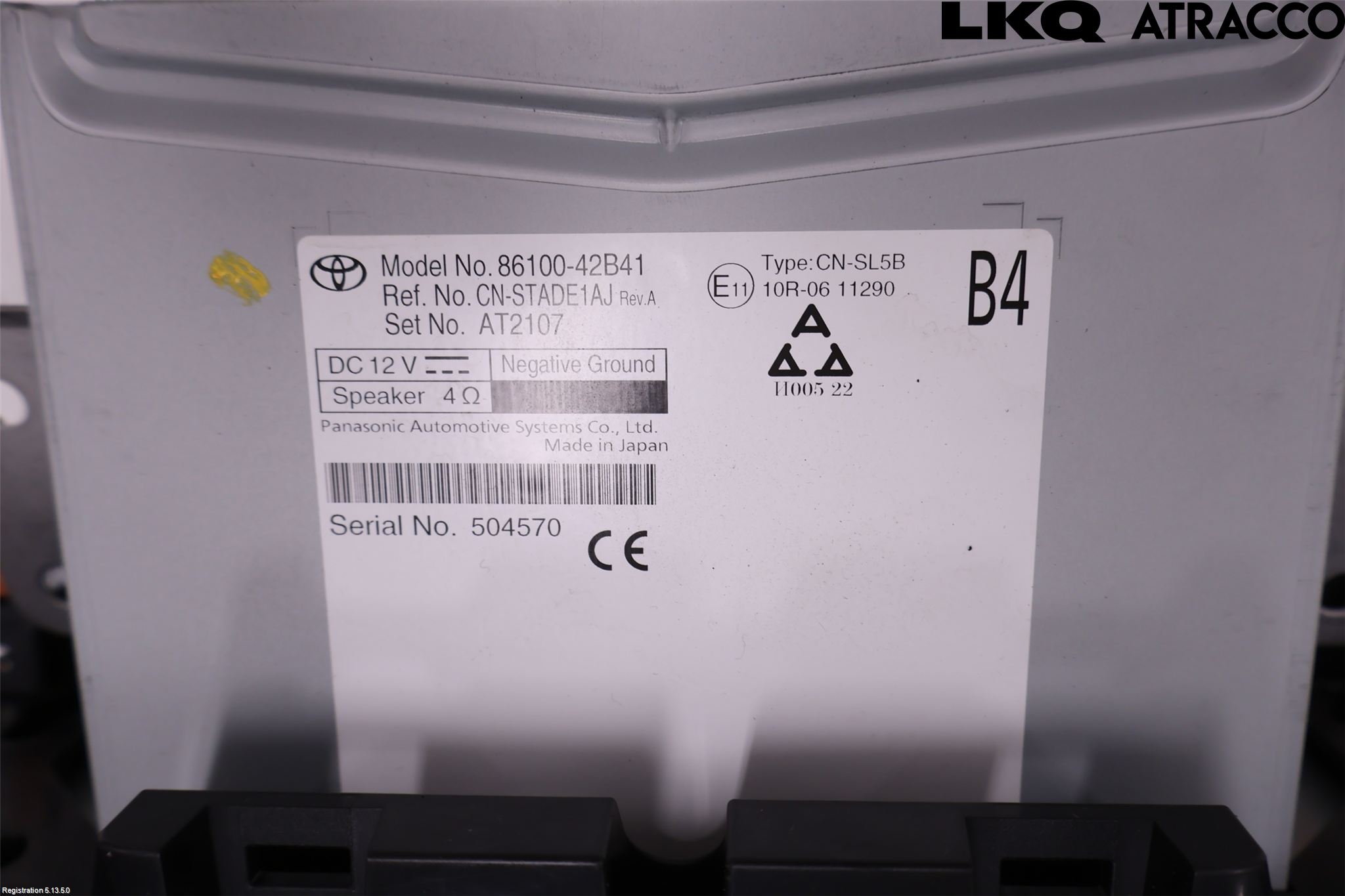 Toyota bZ4X EA10 22- Bildskärm