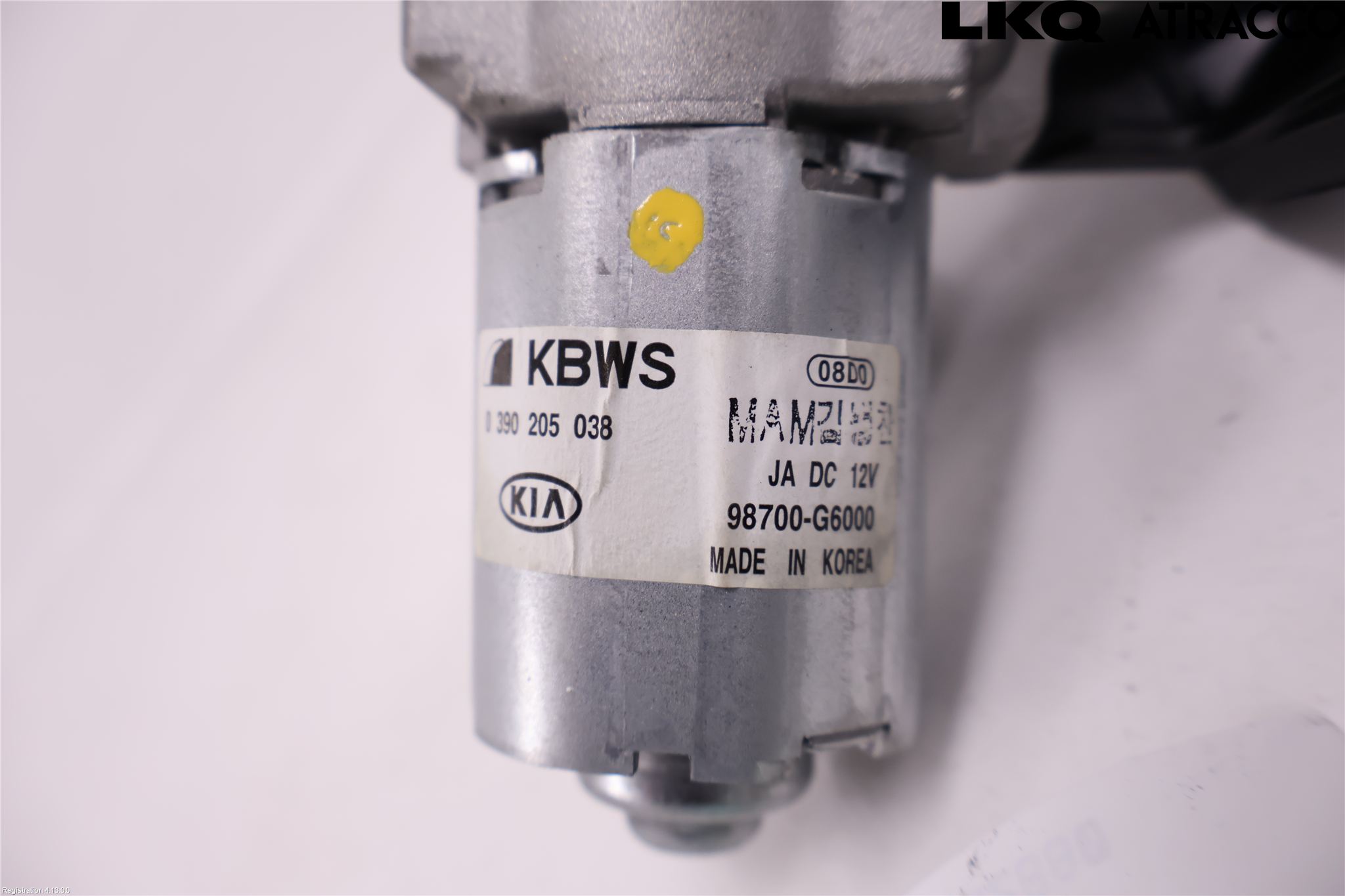 Kia PICANTO 17- Torkarmotor Baklucka