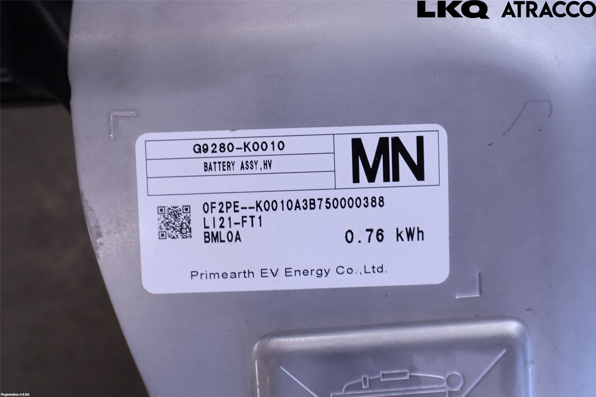 Toyota YARIS XP21 20- Batteri Högspänning