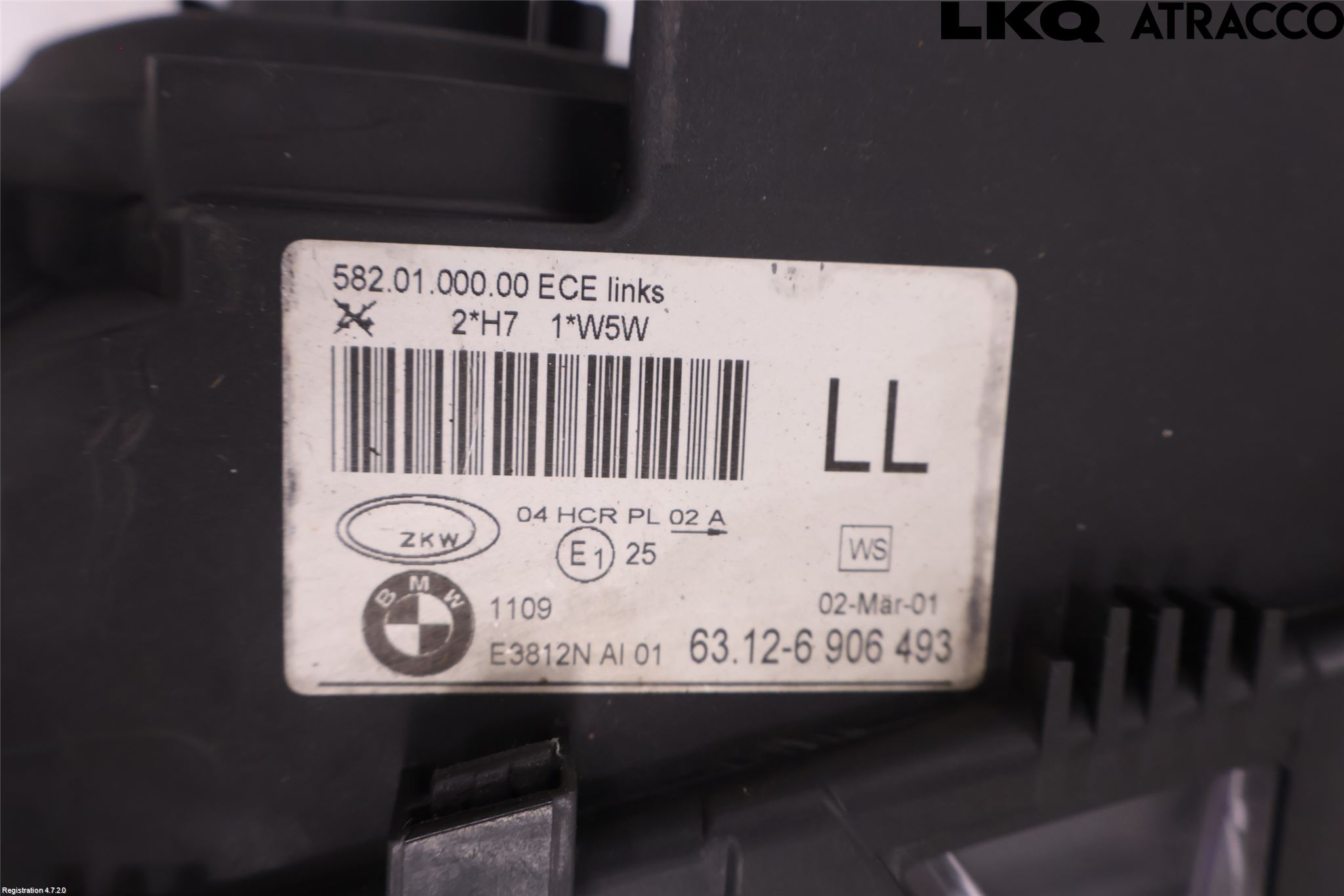 BMW 3 E46      98-05 Strålkastare Vänster