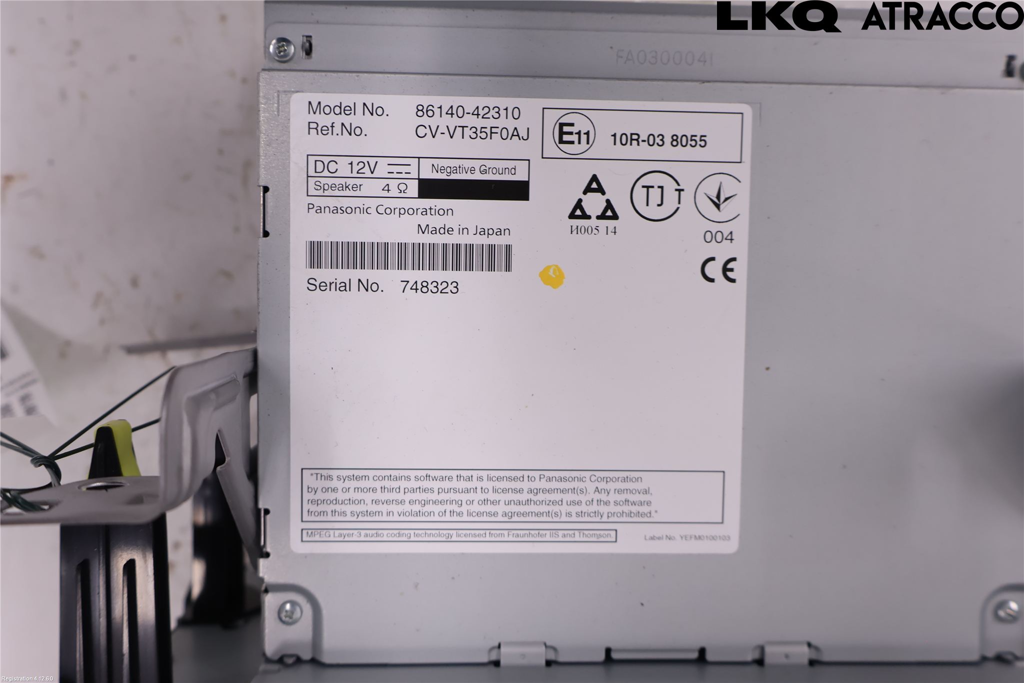 Toyota RAV4 13-18 Cd Radio - Multimediapanel
