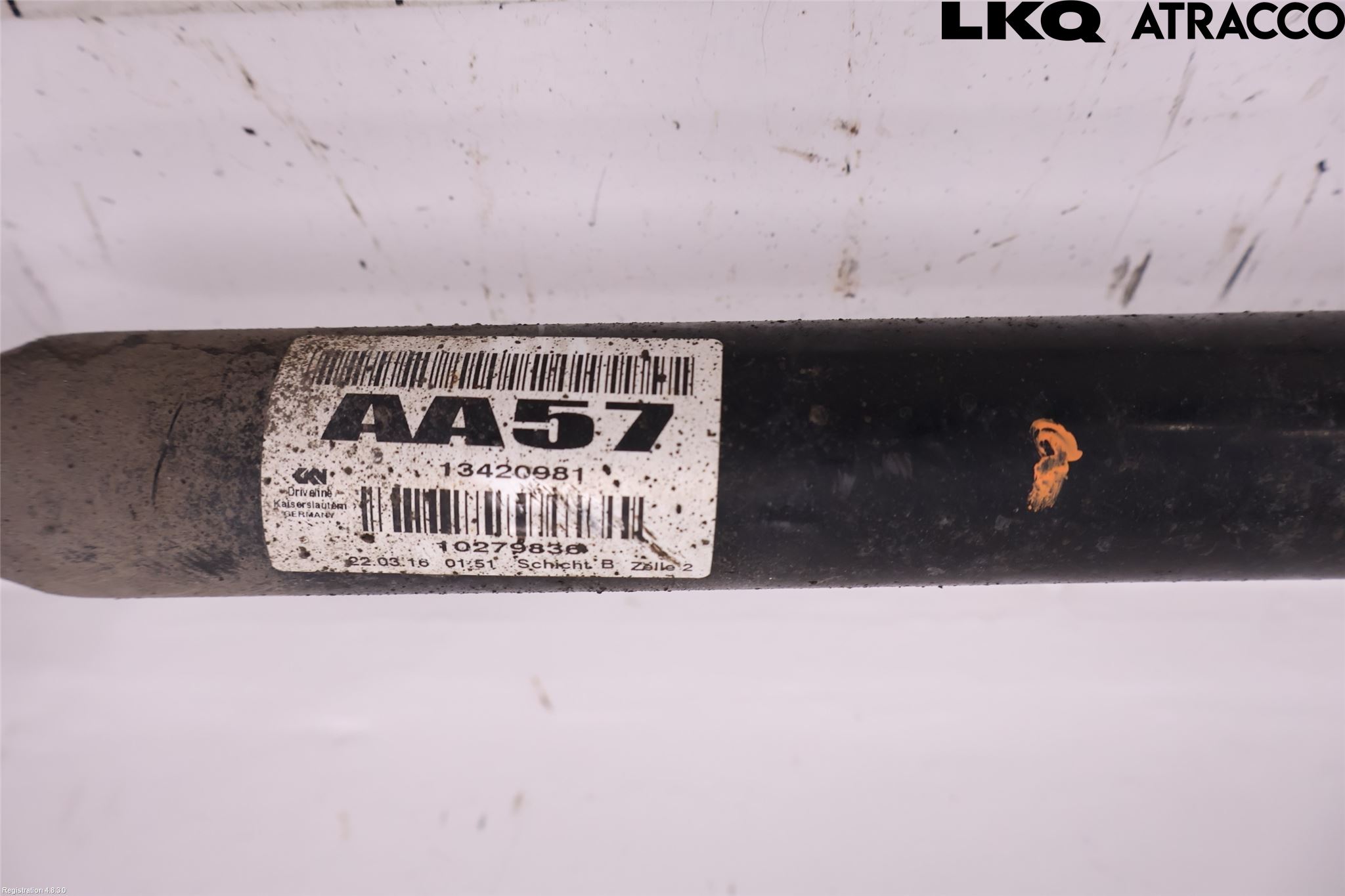 Opel ASTRA K 16-22 Drivaxel Fram Höger