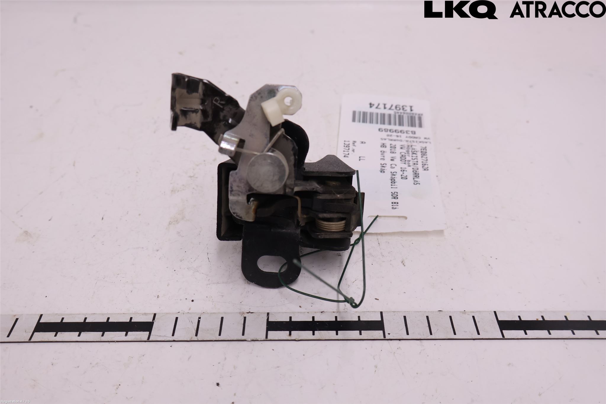 Volkswagen VW CADDY 16-20 Låskista-Dörrlås