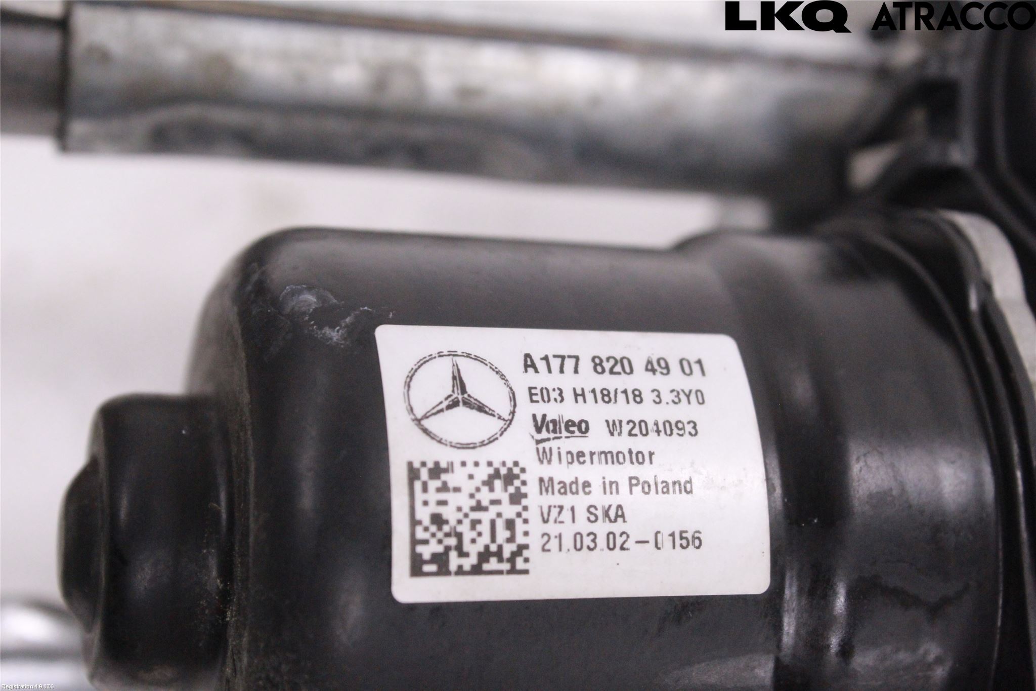 Mercedes-Benz MB A-KLASS (W177) 18- Torkarmekanism Vindruta