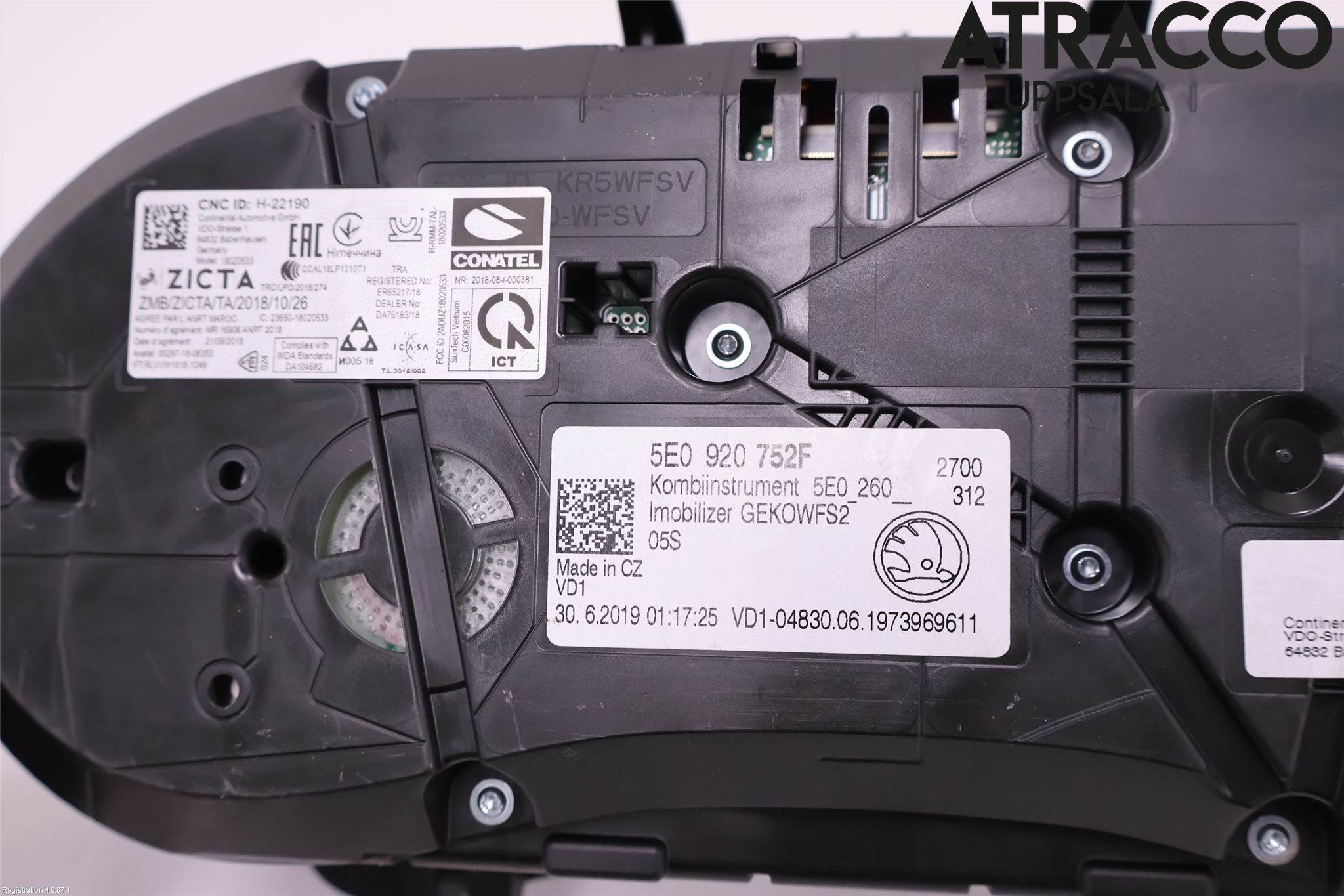 Skoda OCTAVIA (NX) 20- Instrument Hast