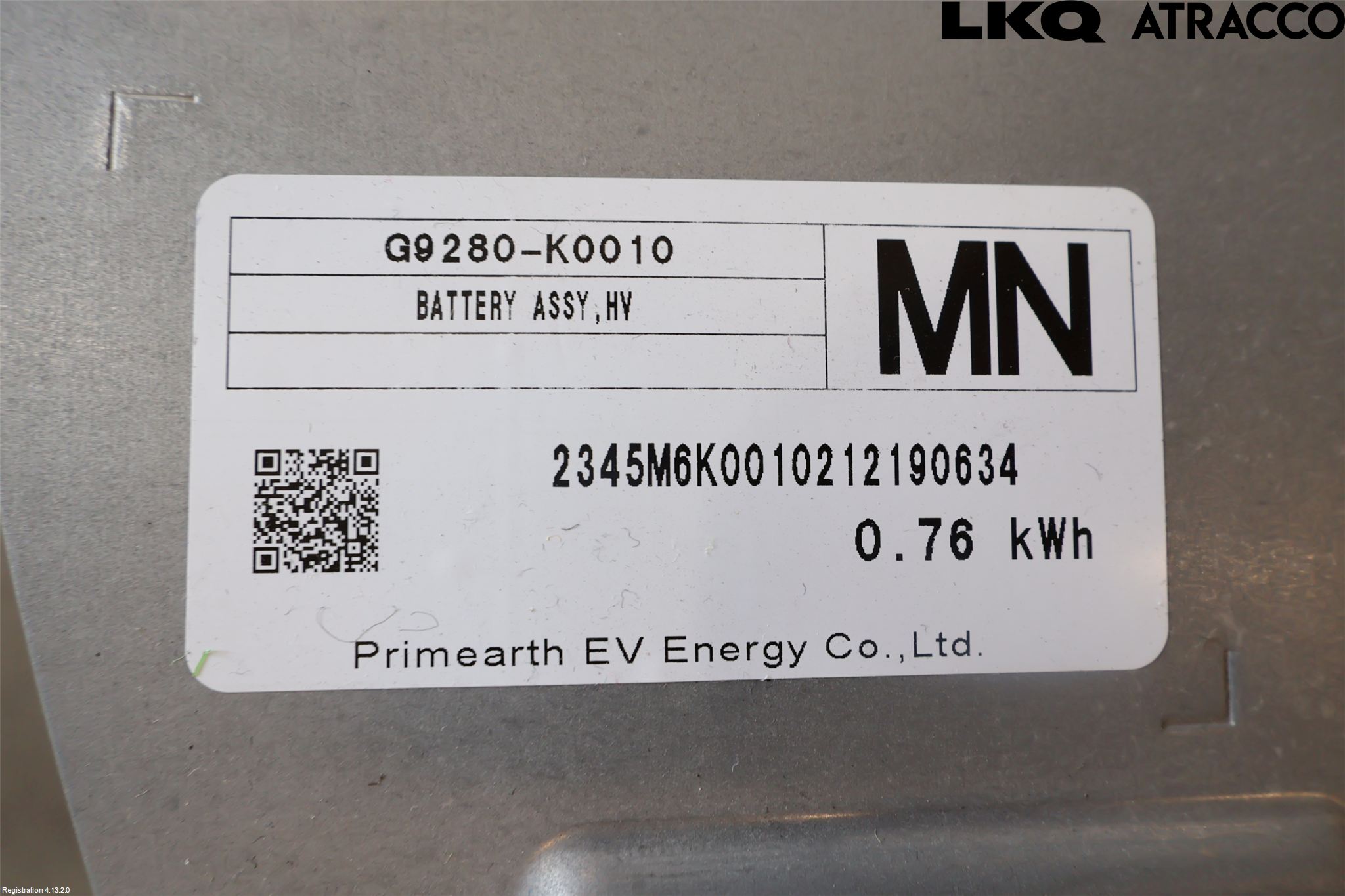Toyota YARIS XP21 20- Batteri Högspänning