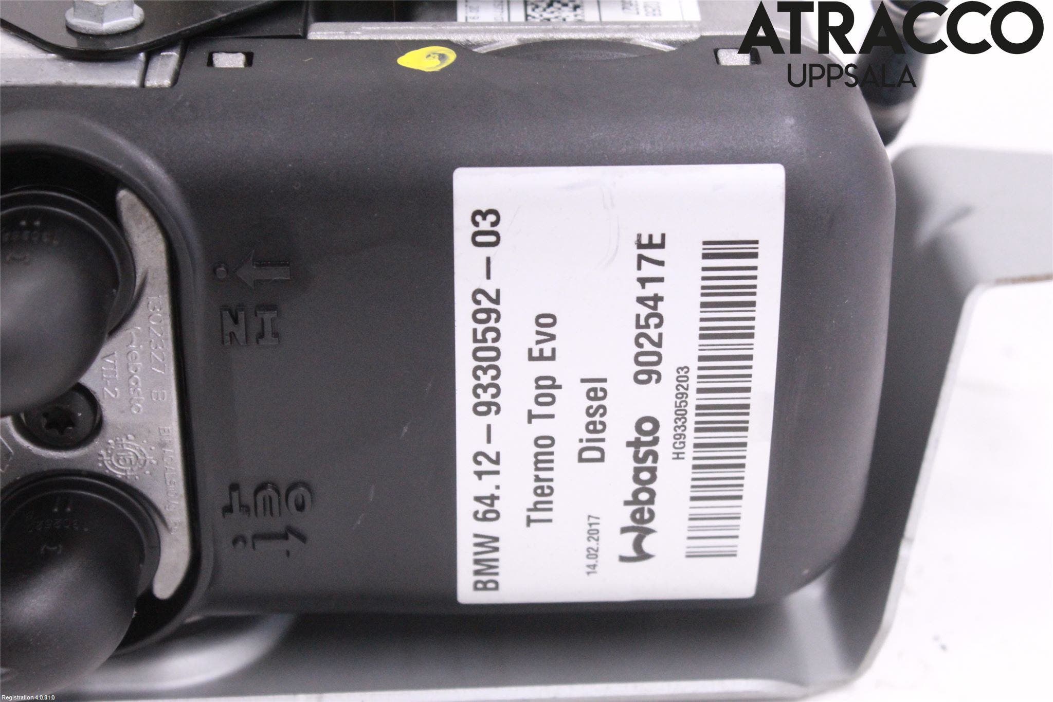 BMW X6 F16 14-19 Dieselvärmare