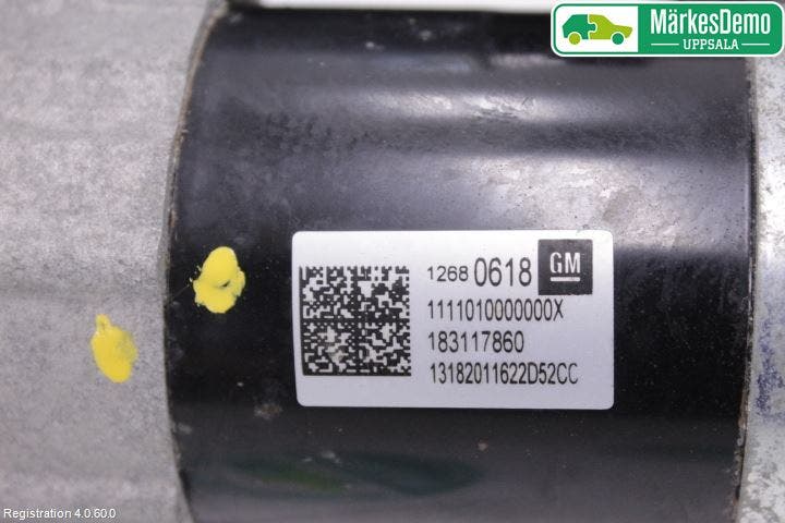 Opel ASTRA K 16-22 Startmotor