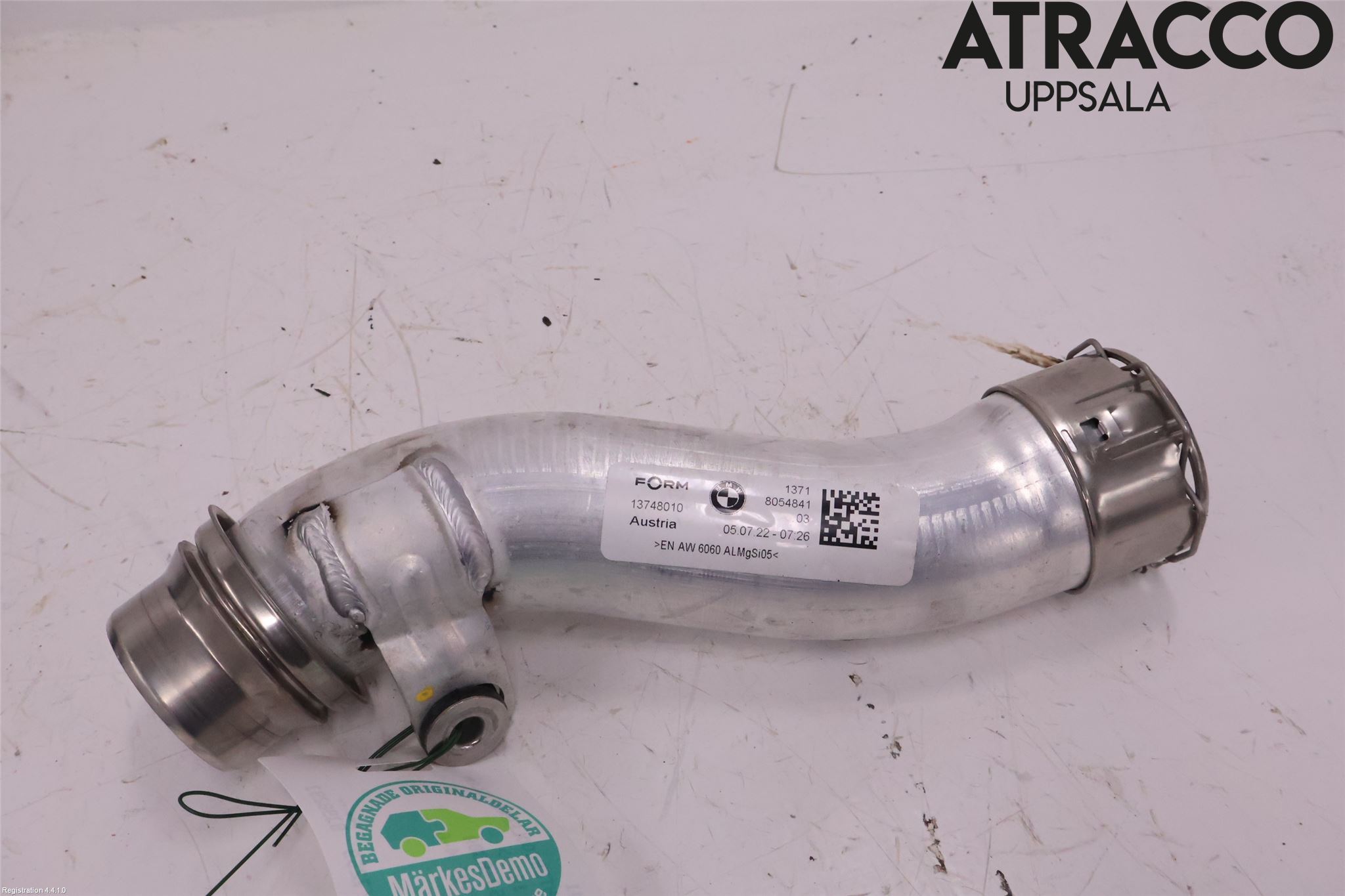 BMW X3 G01 18- Laddluft-Intercoolerrör